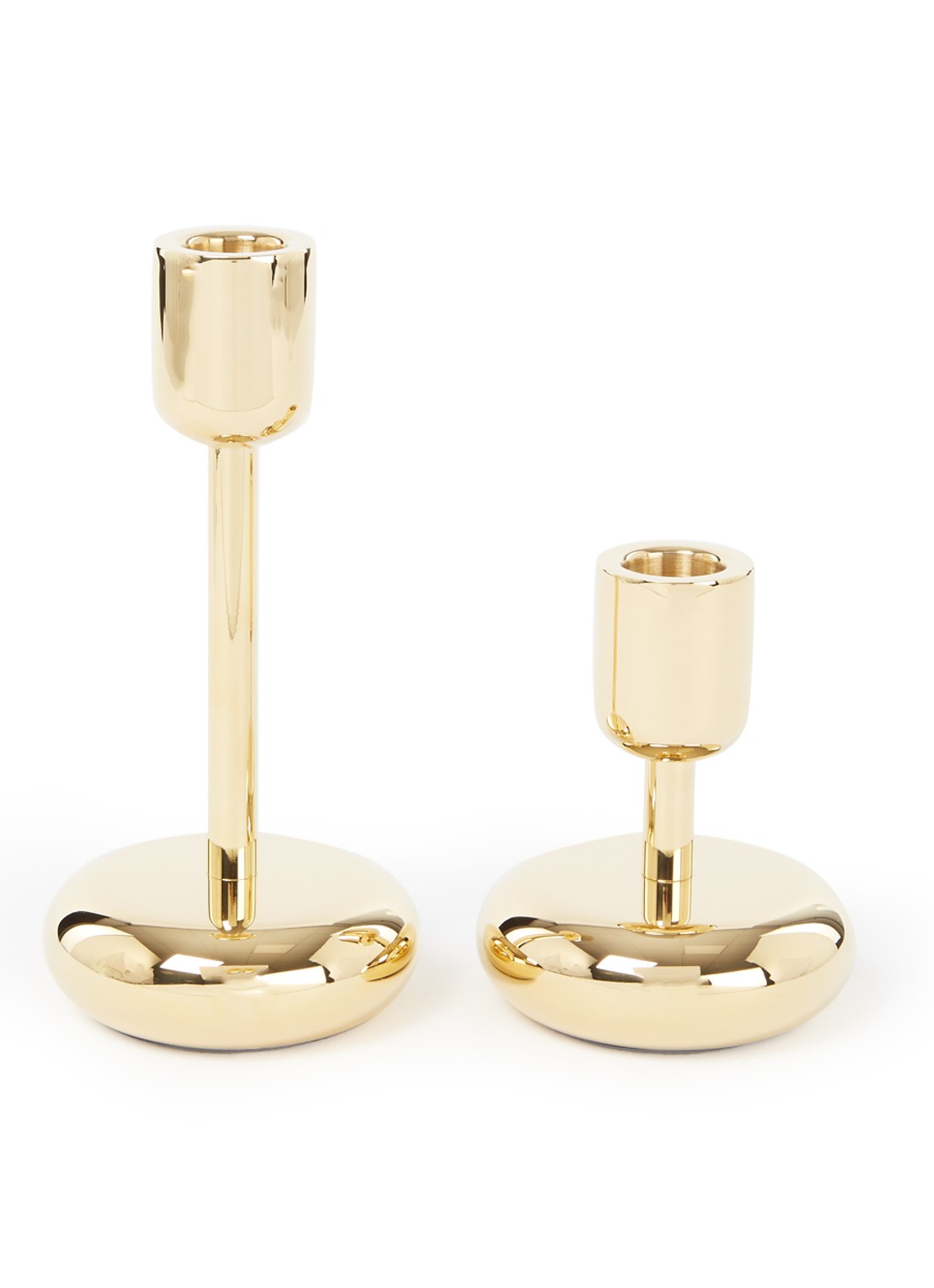 Iittala Nappula kandelaar set van 2 - voorkant goud