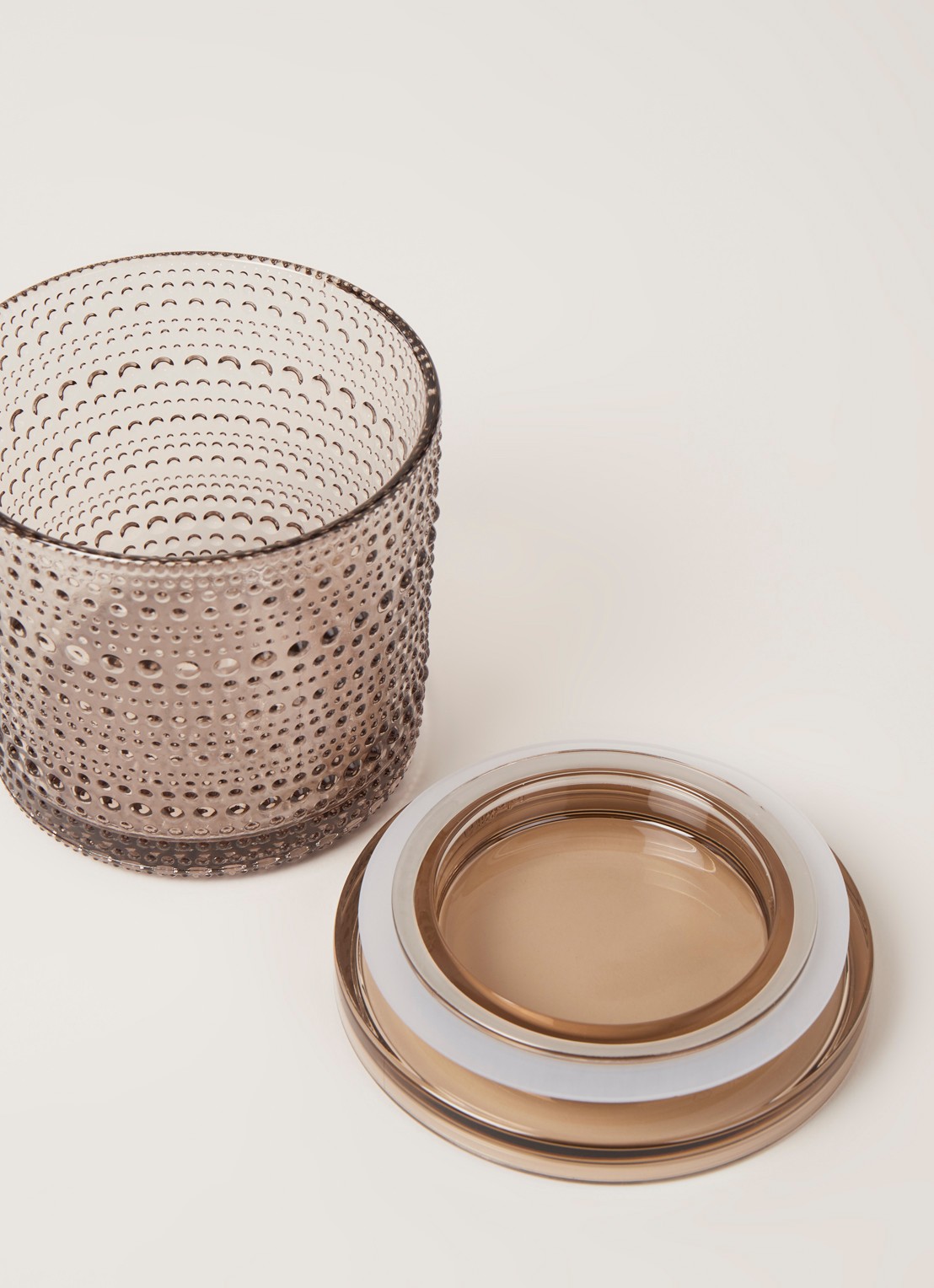 Iittala Opbergpot 12 cm - detail 3 bruin