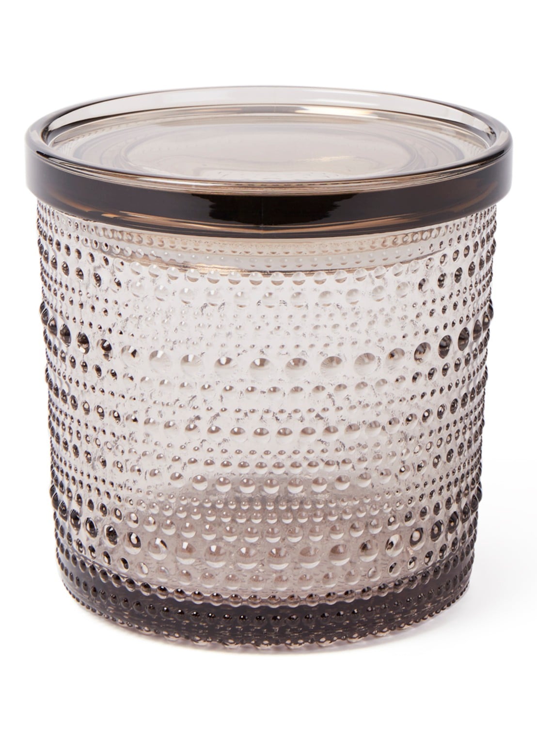 Iittala Opbergpot 12 cm - voorkant bruin
