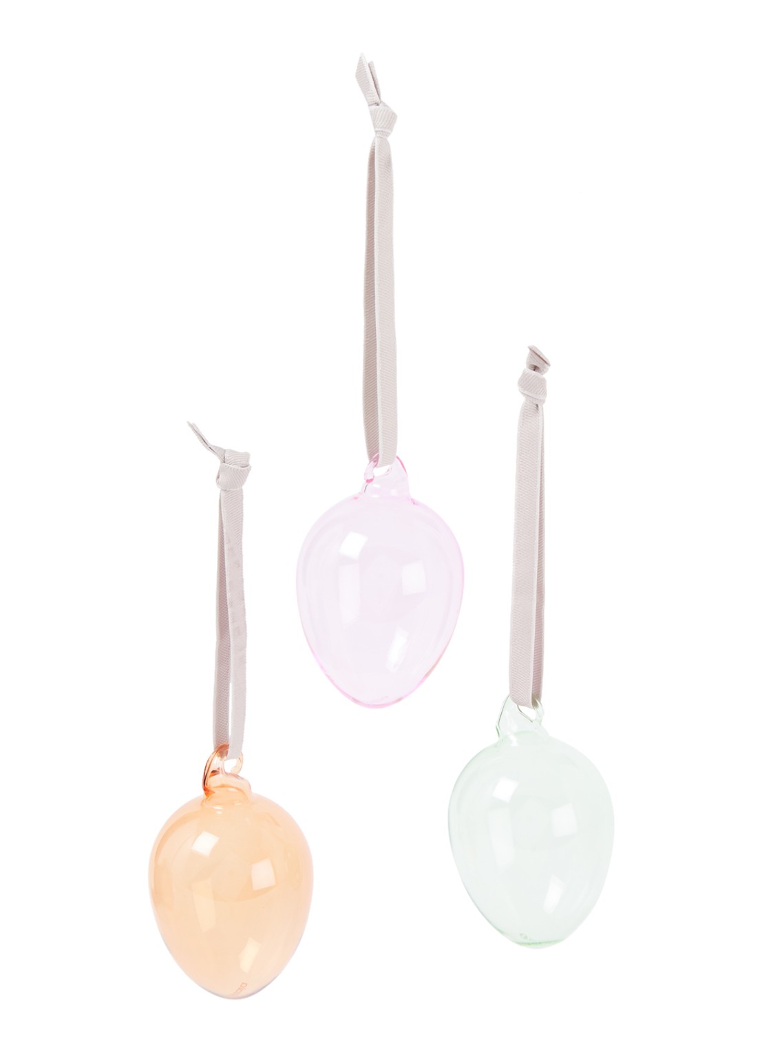 Iittala Paasornament 7,5 cm set van 3  - voorkant multicolor