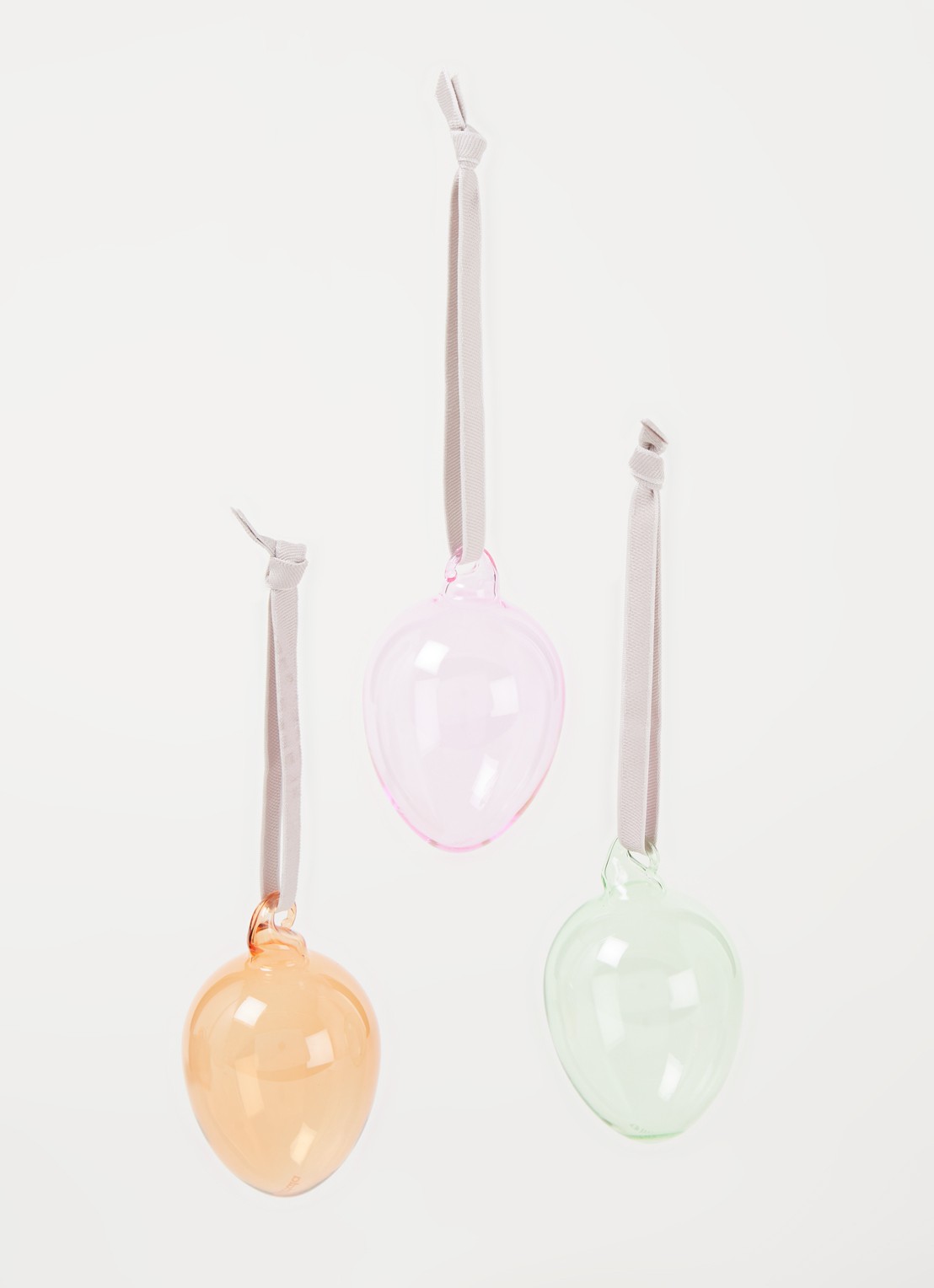 Iittala Paasornament 7,5 cm set van 3  - voorkant 2 multicolor