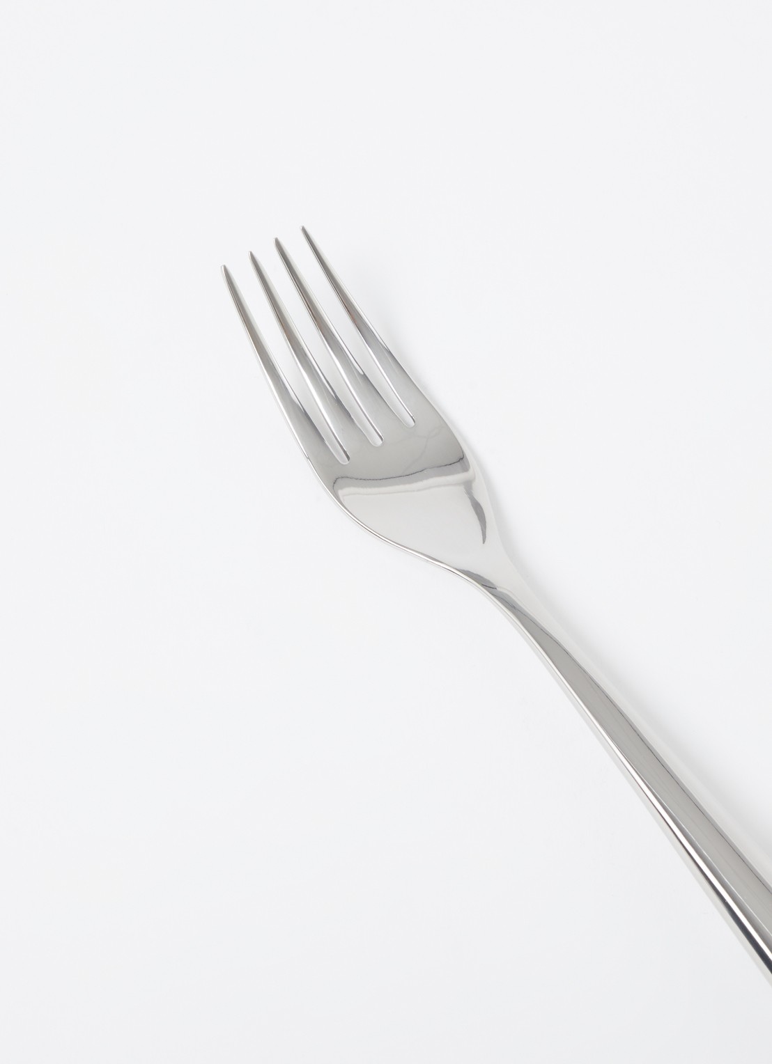 Iittala Piano vork 20 cm - voorkant 2 zilver