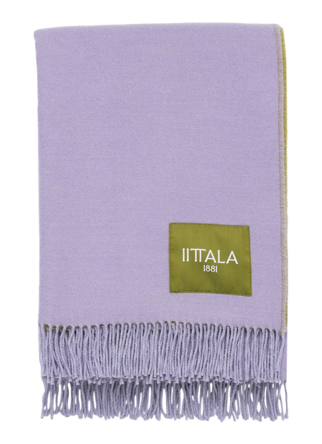 Iittala Play plaid in wolblend 130 x 180 cm - voorkant lavendel