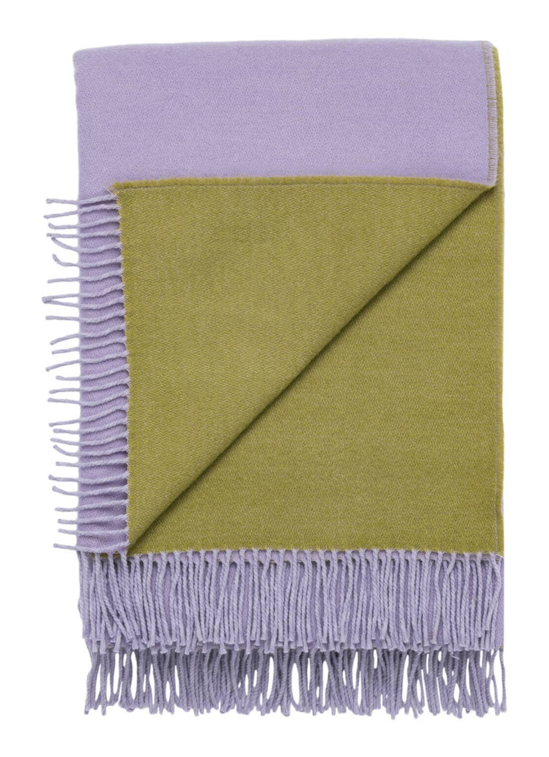 Iittala Play plaid in wolblend 130 x 180 cm - voorkant 2 lavendel