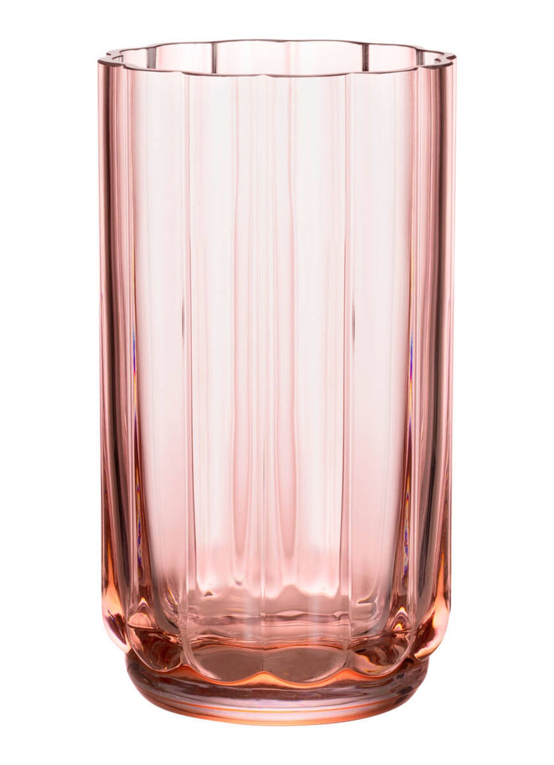 Iittala Play vaas 18 cm - voorkant zalmroze