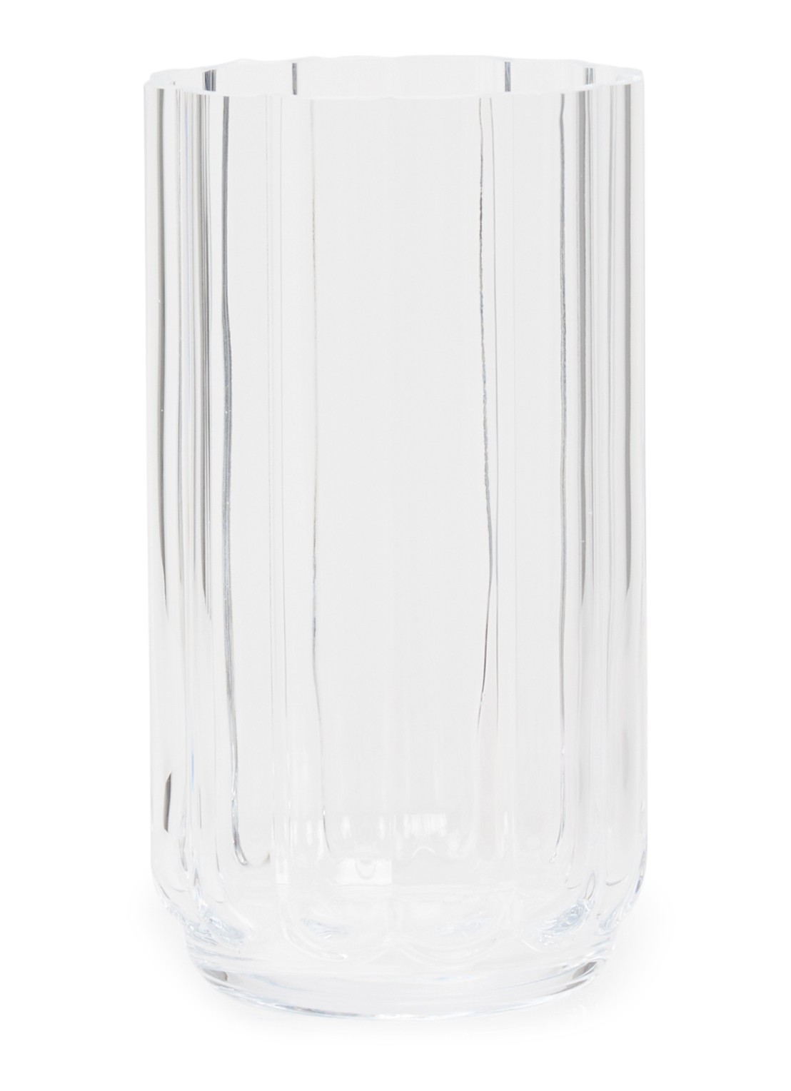 Iittala Play vaas 18 cm - voorkant transparant