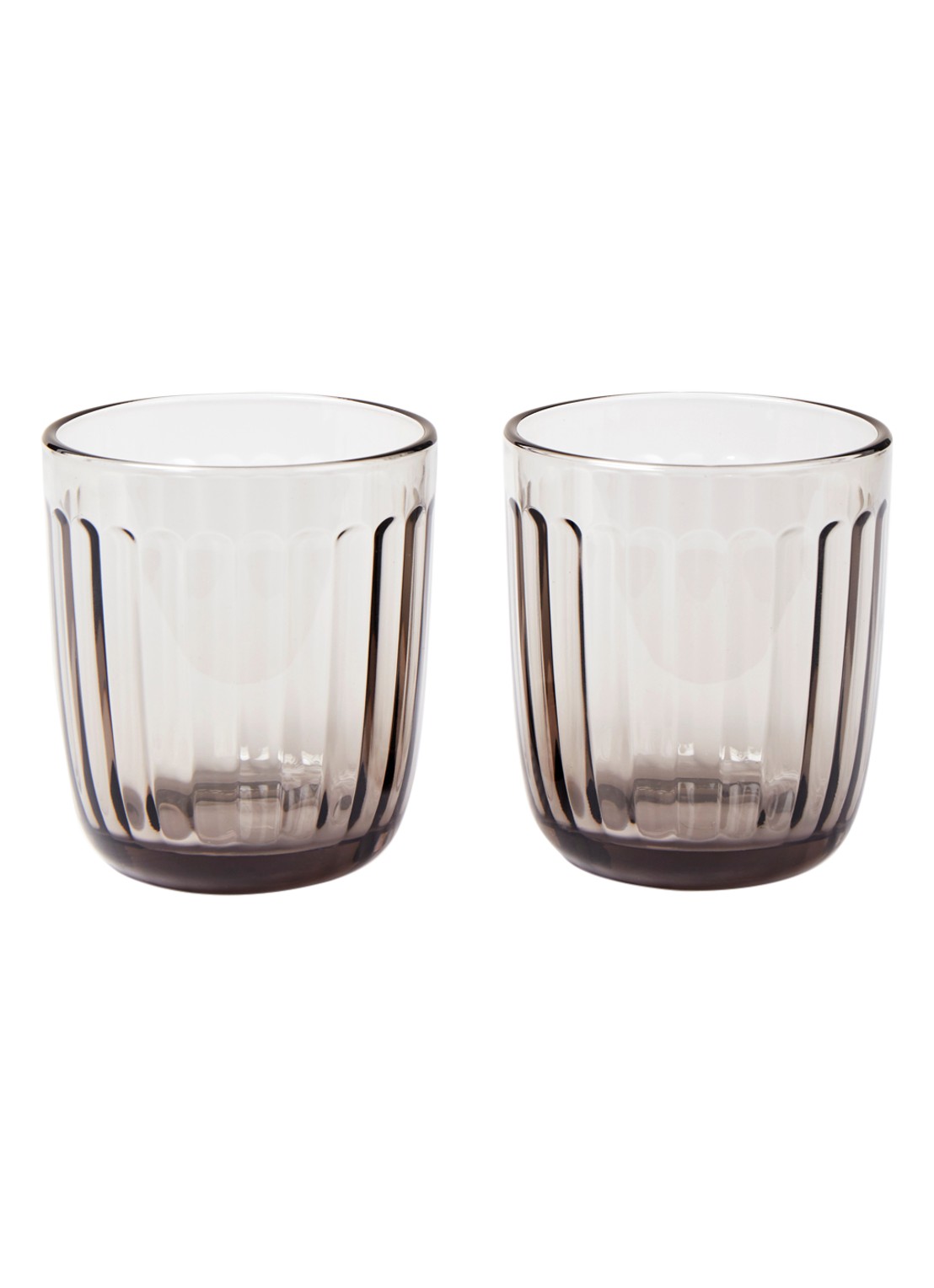 Iittala Raami drinkglas 26 cl set van 2 - voorkant bruin