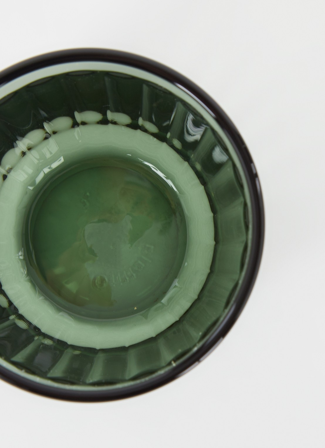 Iittala Raami drinkglas 26 cl set van 2 - voorkant 2 groen