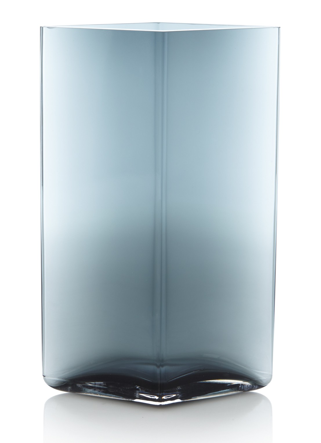 Iittala Ruutu vaas 18 cm - voorkant grijs