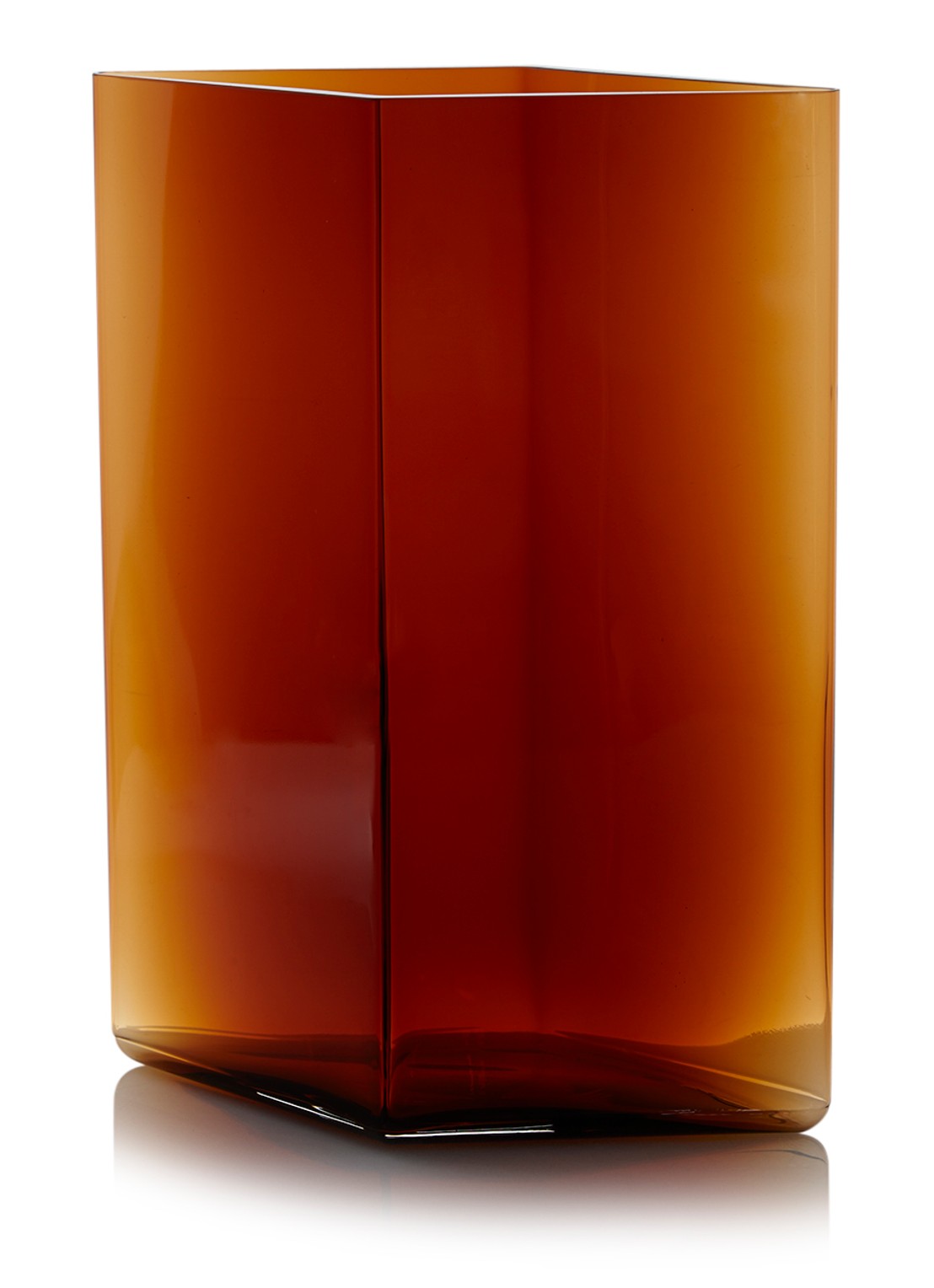 Iittala Ruutu vaas 27 cm - voorkant koper