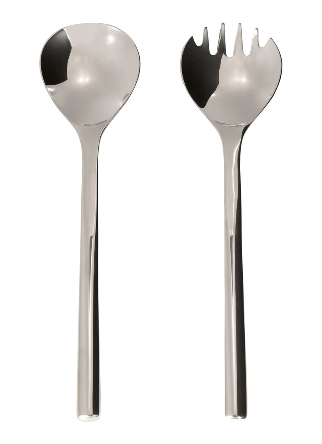 Iittala Saladebestek 2-delig - voorkant zilver