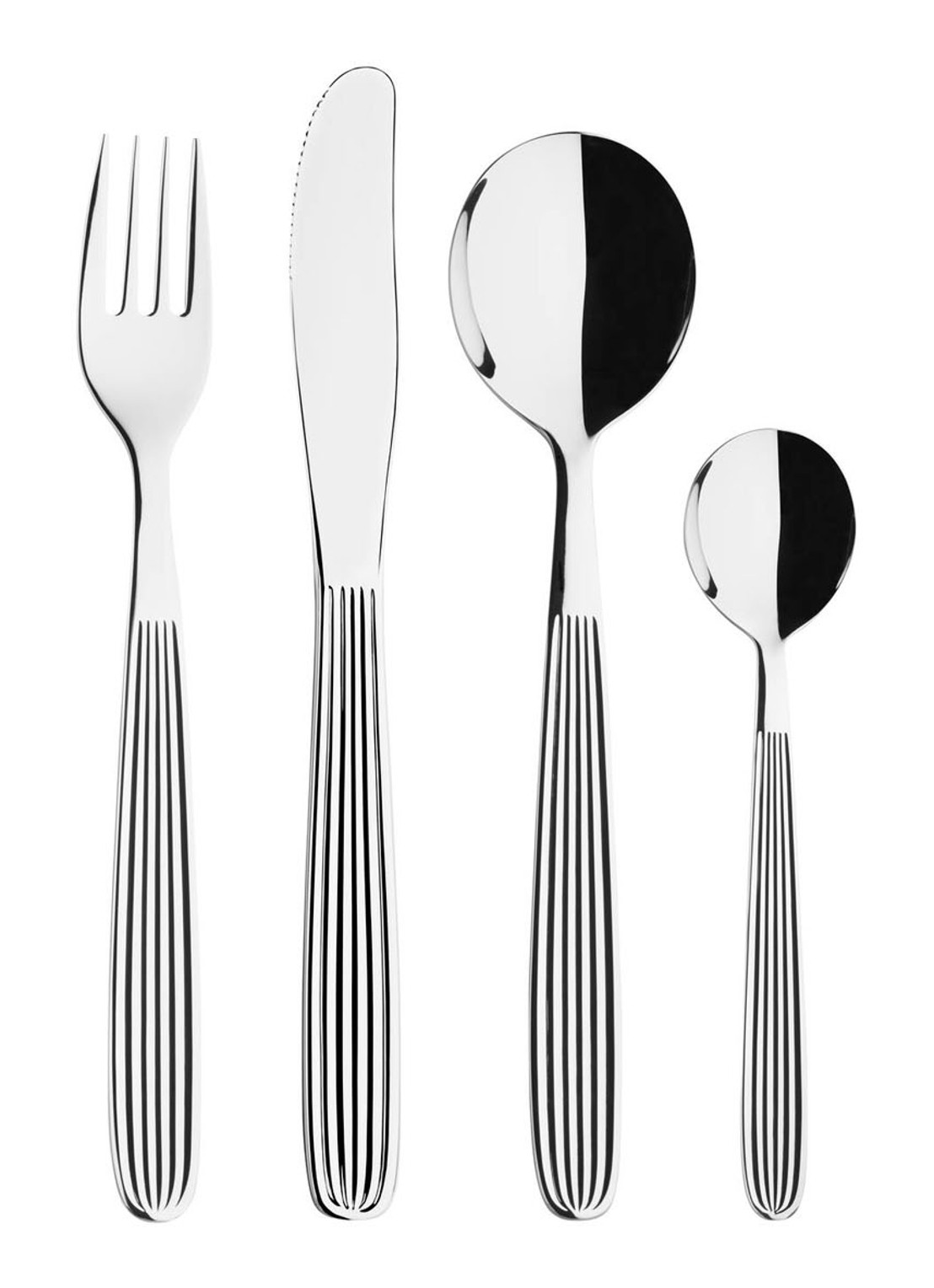 Iittala Scandia bestekset 24-delig - voorkant rvs