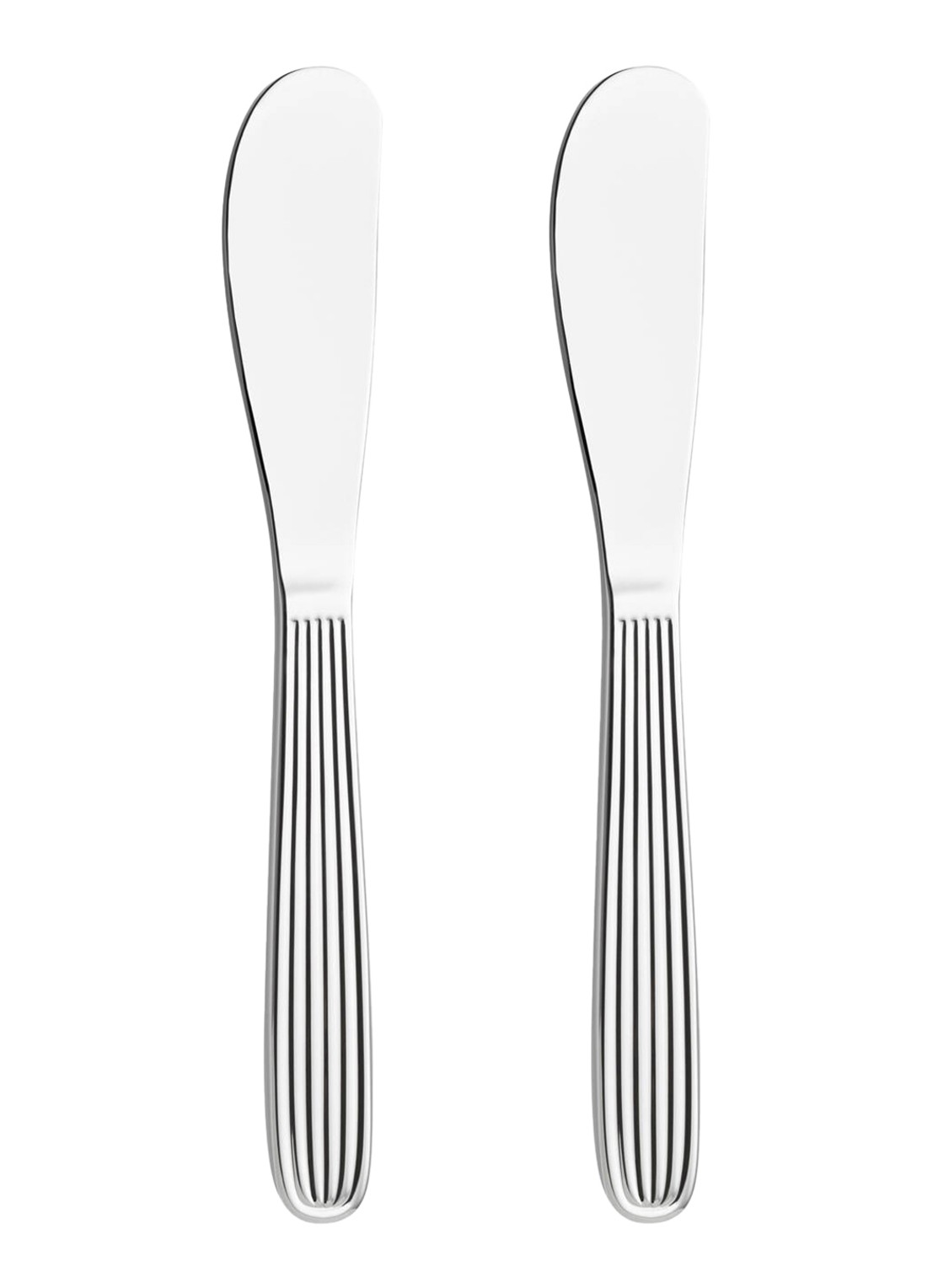 Iittala Scandia botermessenset 2-delig - voorkant zilver