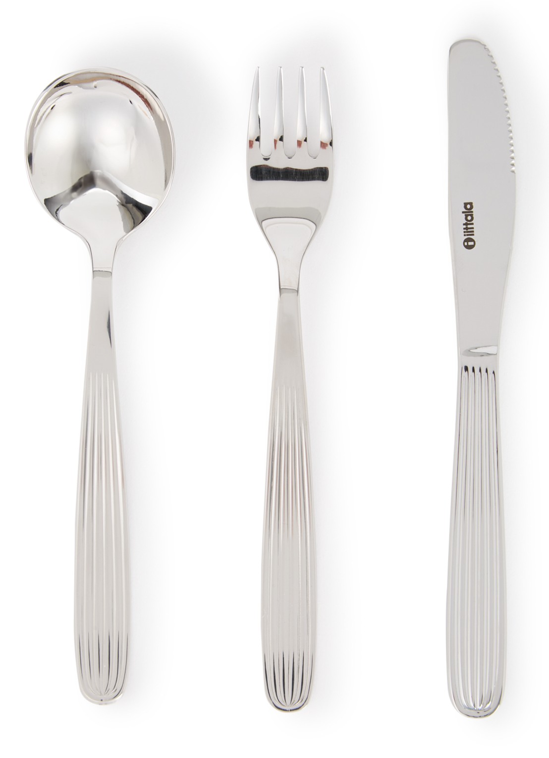Iittala Scandia dessertbestekset 12-delig - voorkant zilver