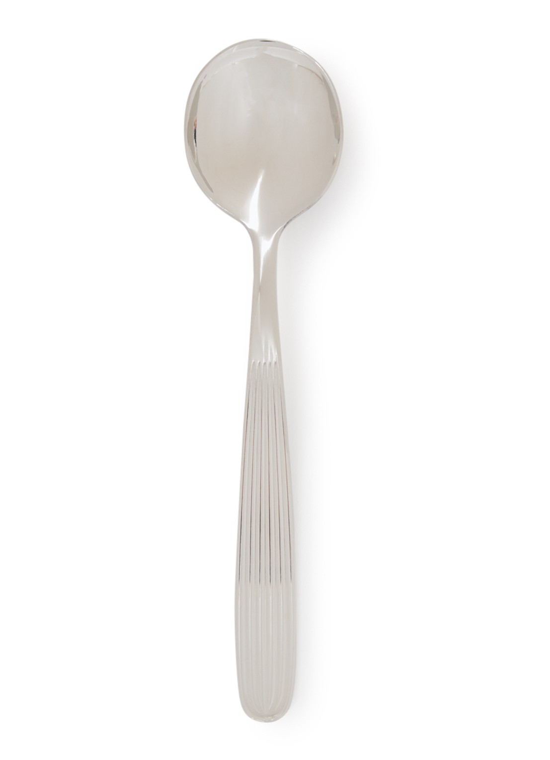 Iittala Scandia dessertlepel - voorkant zilver