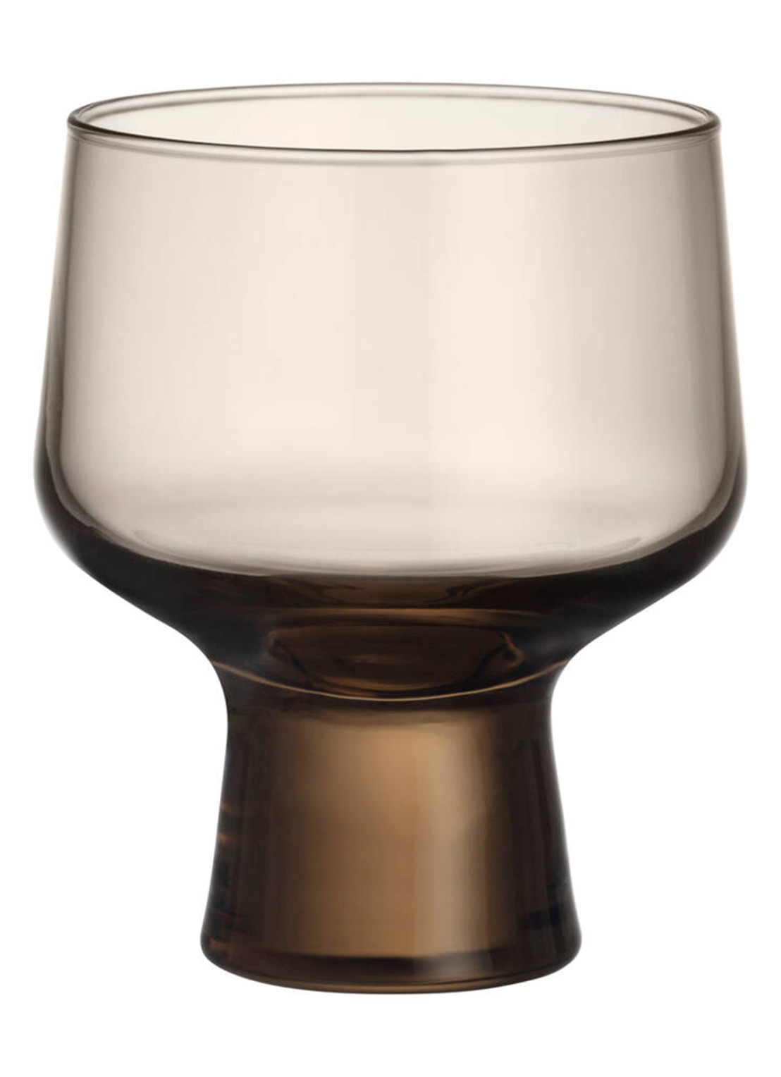 Iittala Solare Bokaal wijnglas 29 cl set van 2 - voorkant bruin