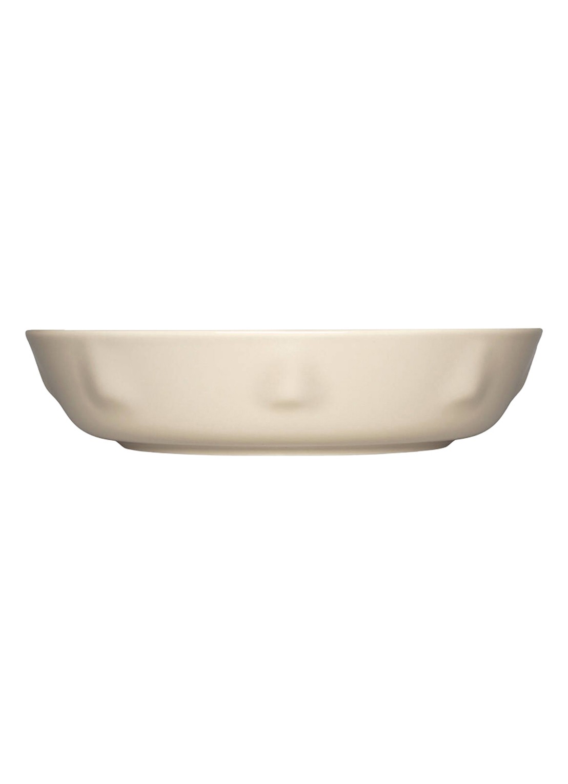 Iittala Solare diep bord 22 cm - voorkant 2 zand