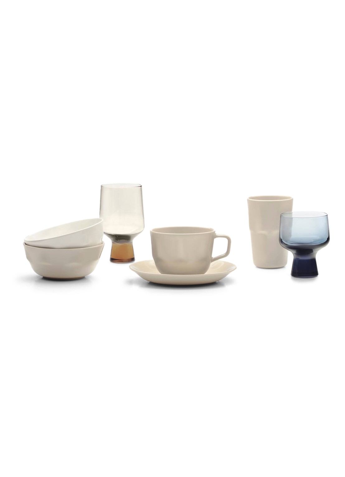Iittala Solare diep bord 22 cm - voorkant 3 zand
