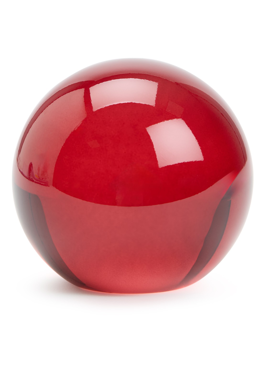 Iittala Solare glazen bol 8 cm - voorkant rood