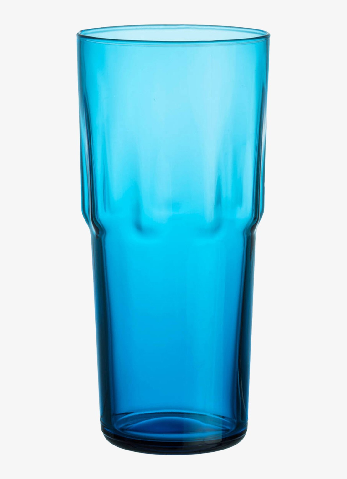 Iittala Solare hoog glas 39 cl elektrisch blauw set van 2 - voorkant blauw