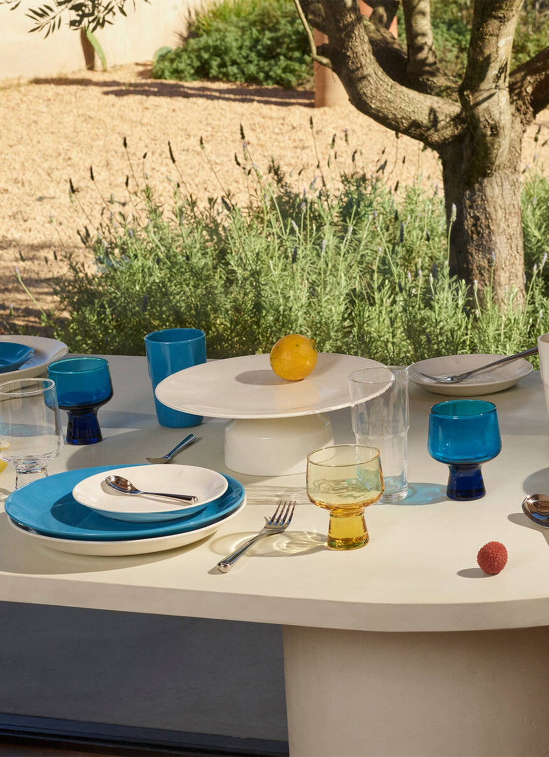 Iittala Solare kopje 30 cl - voorkant 2 blauw