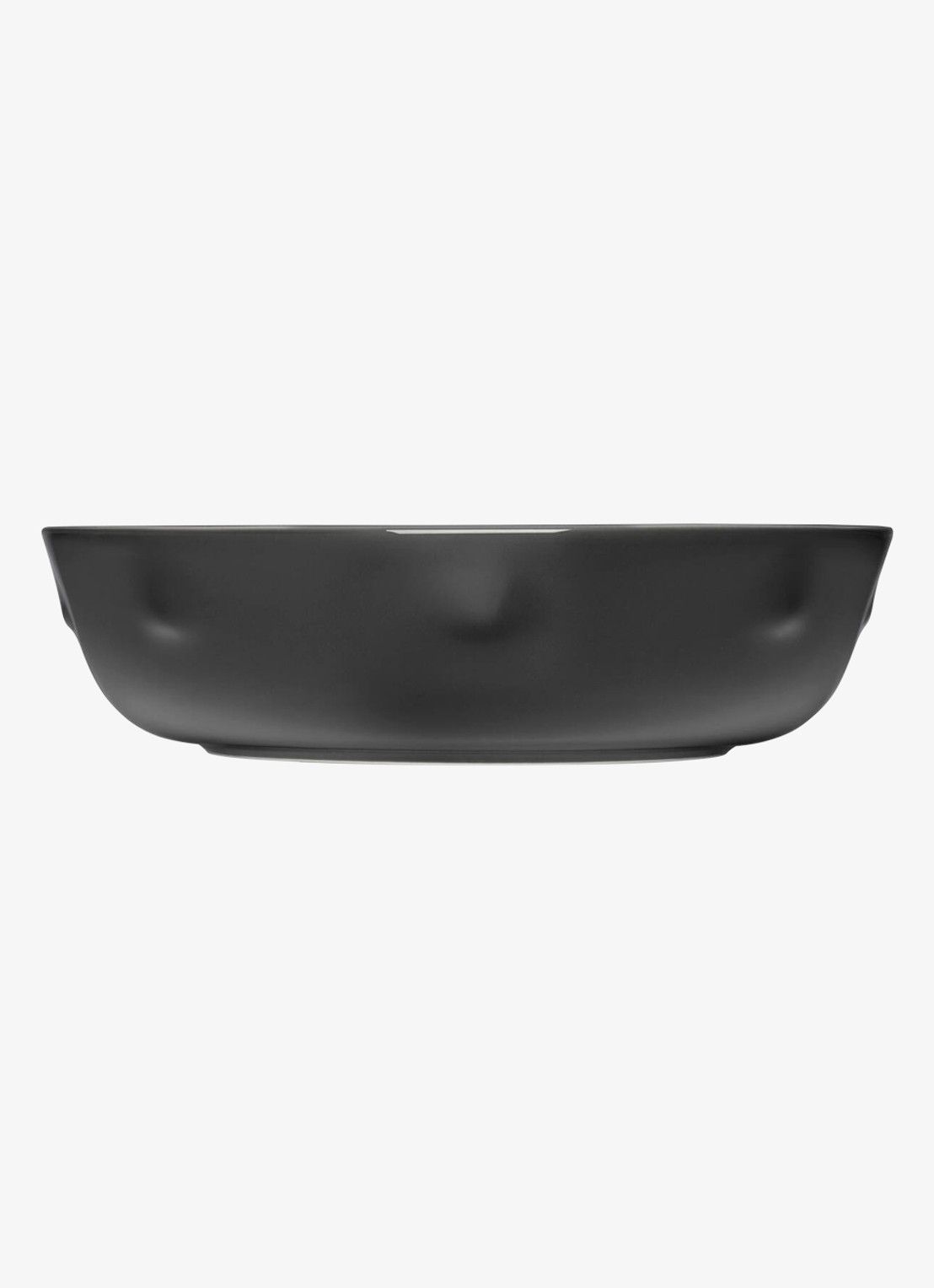 Iittala Solare serveerschaal 27 cm - voorkant donkergrijs