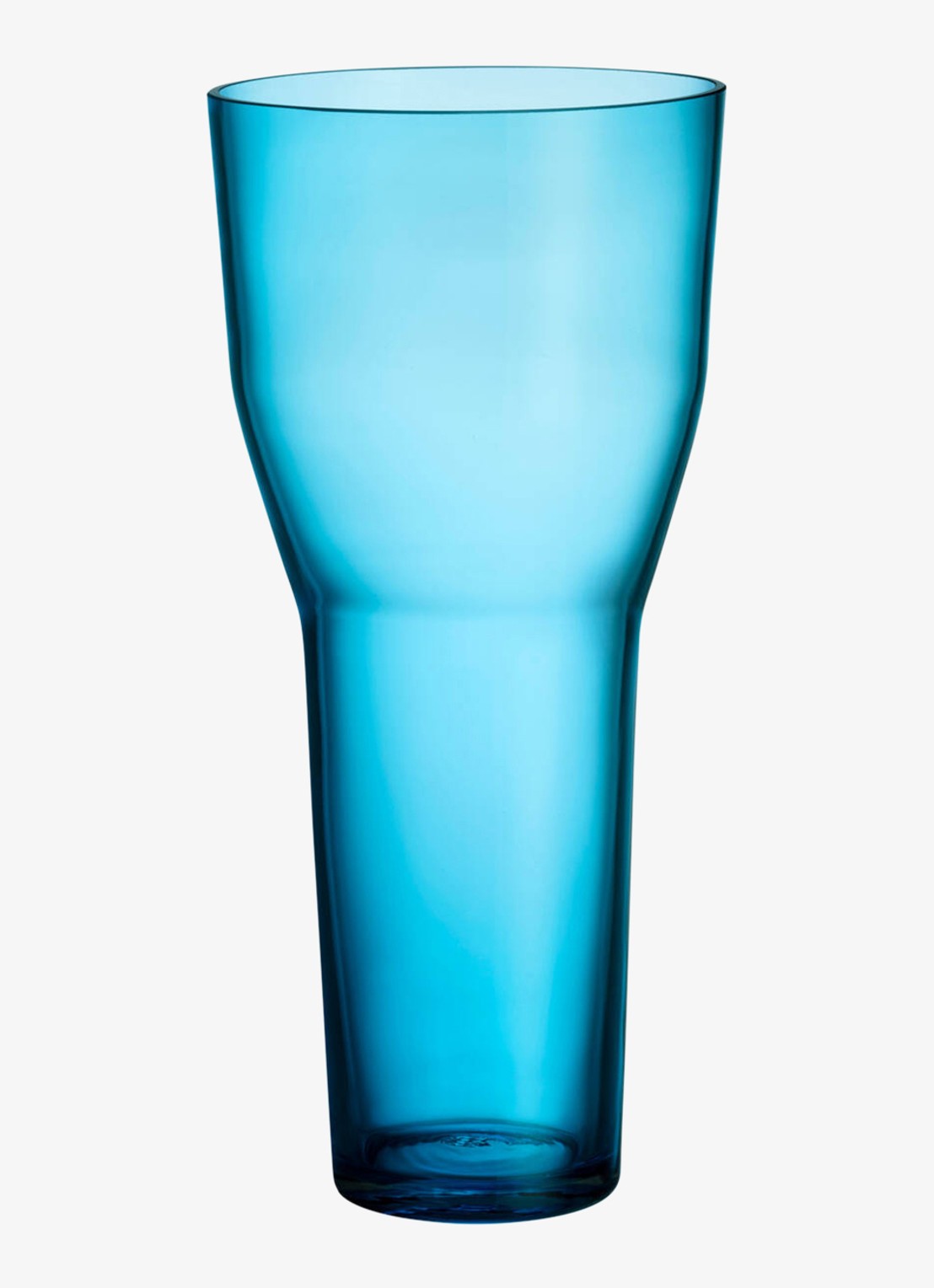 Iittala Solare Tall vaas 26 cm - voorkant turquoise
