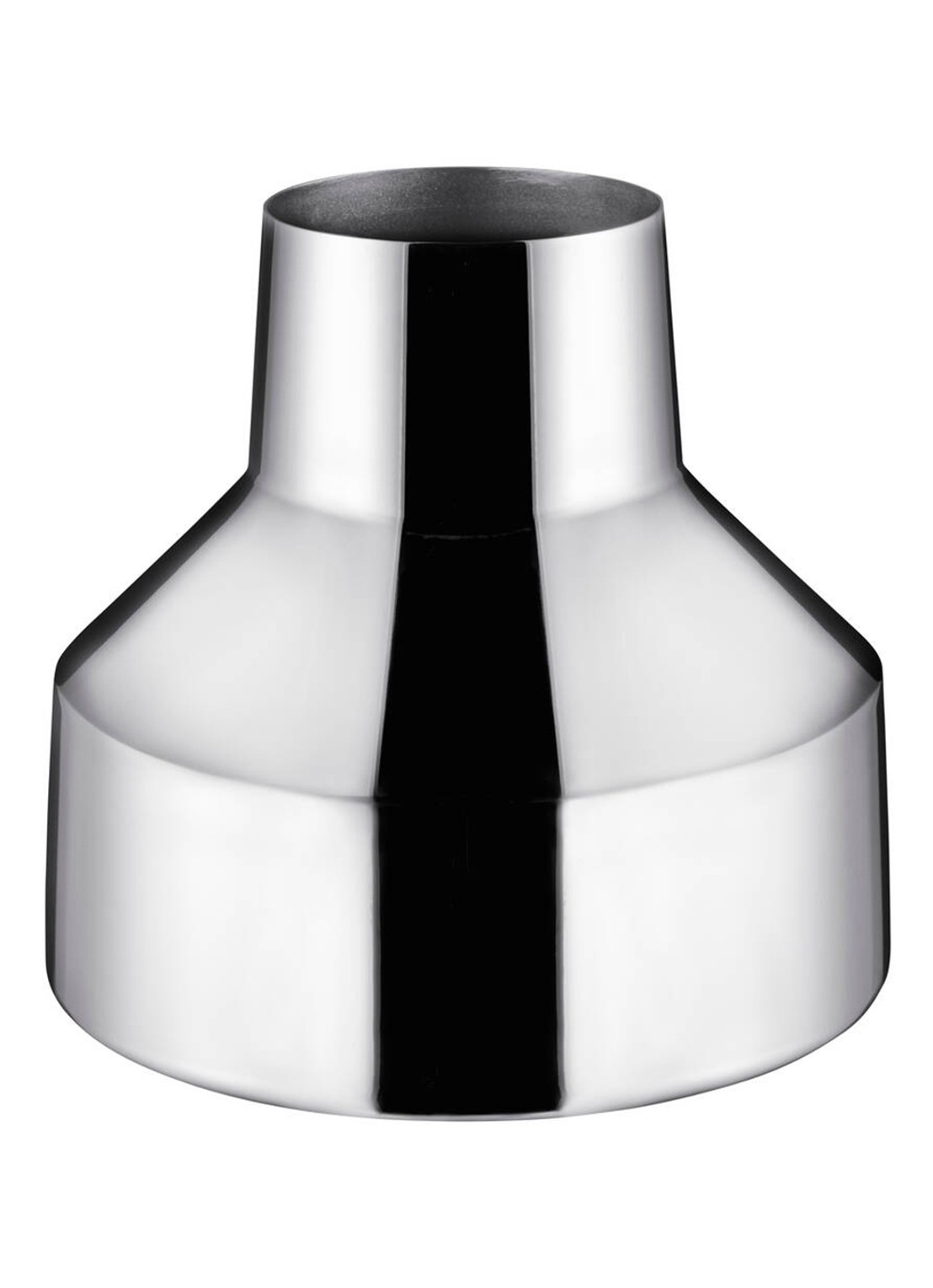 Iittala Solare vaas 20 cm - voorkant zilver