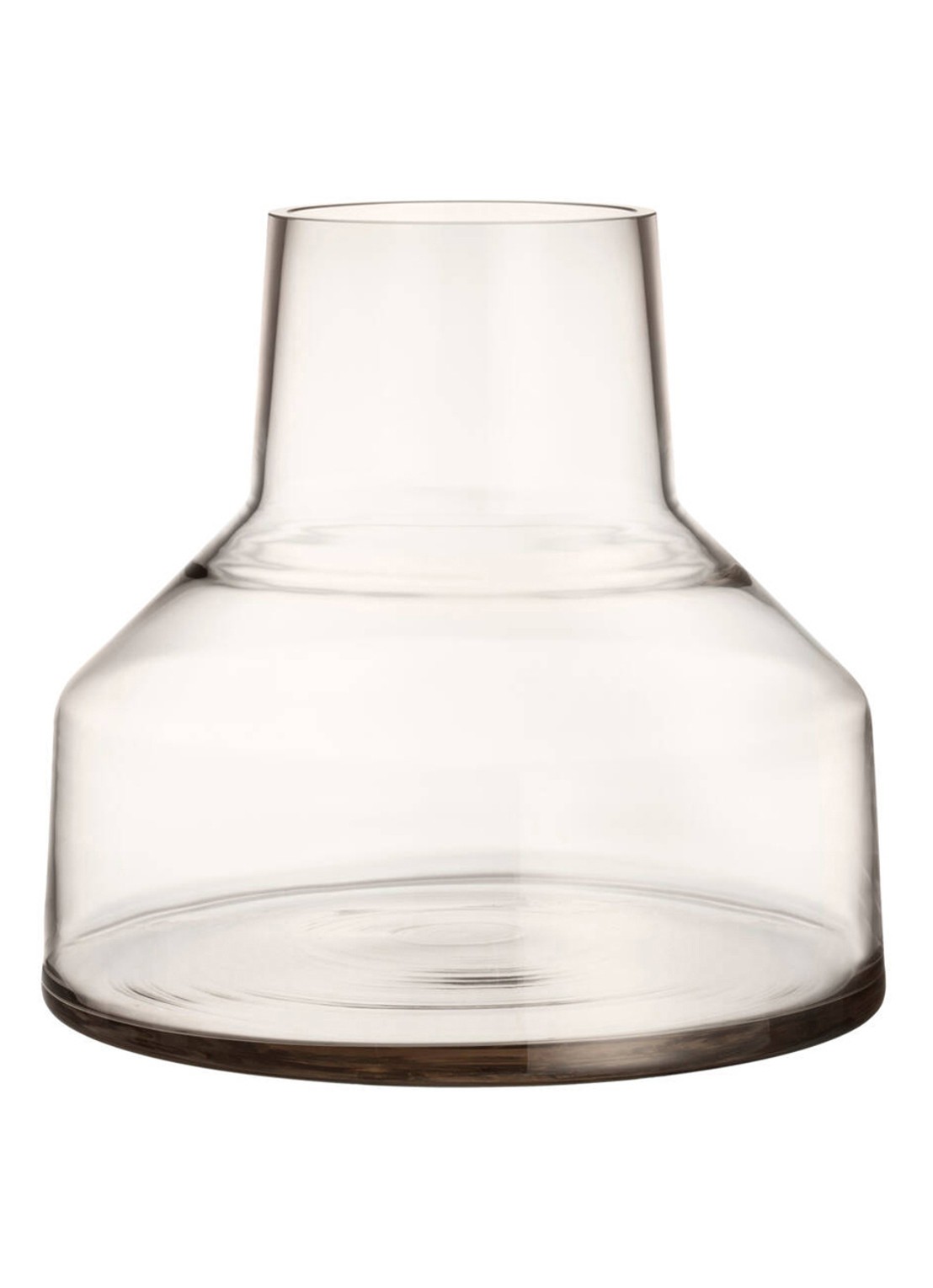 Iittala Solare vaas 22 x 20 cm - voorkant beige