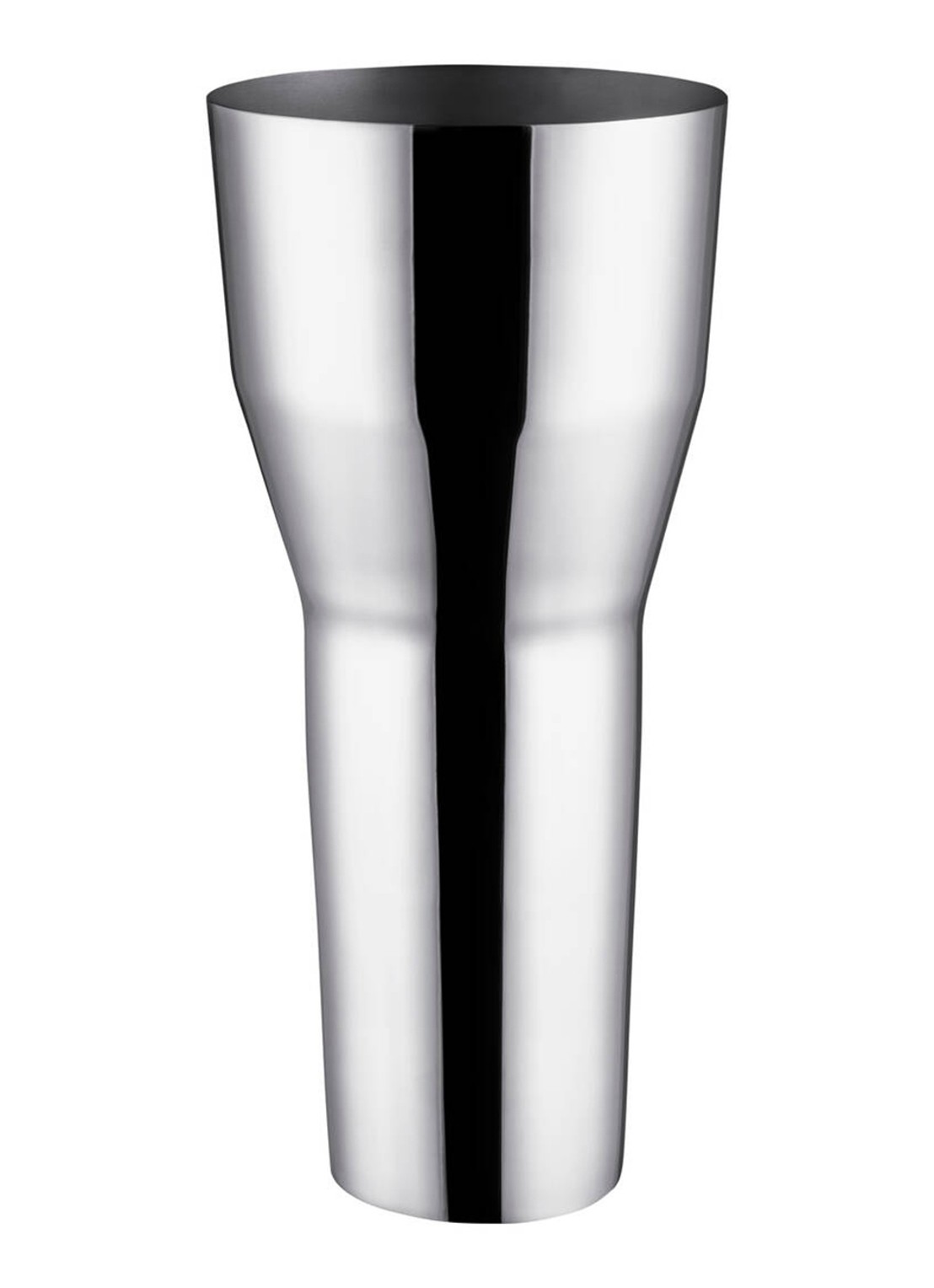 Iittala Solare vaas 26 cm - voorkant zilver