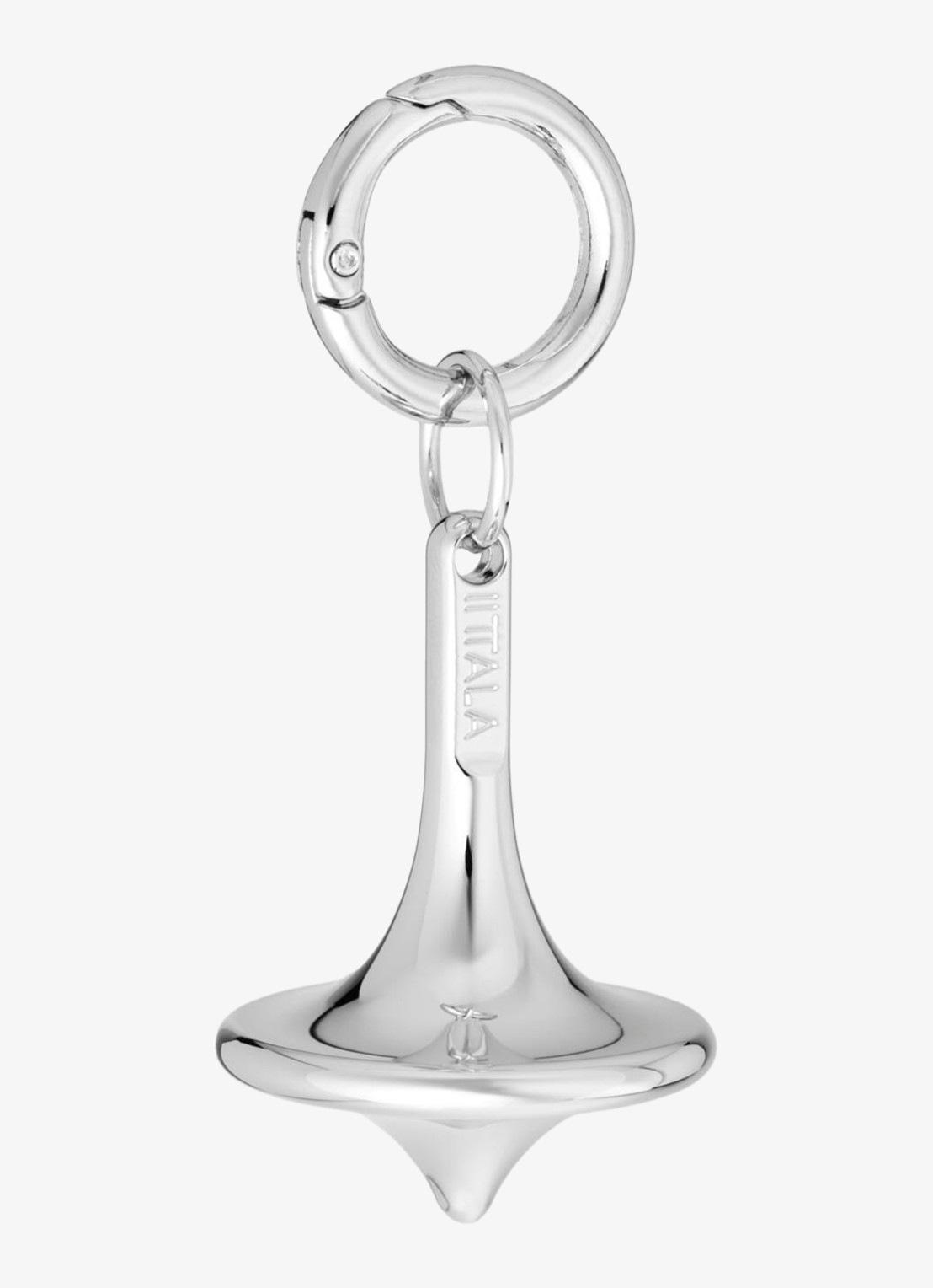 Iittala Spinning Tol tasbedel  - voorkant 3 zilver