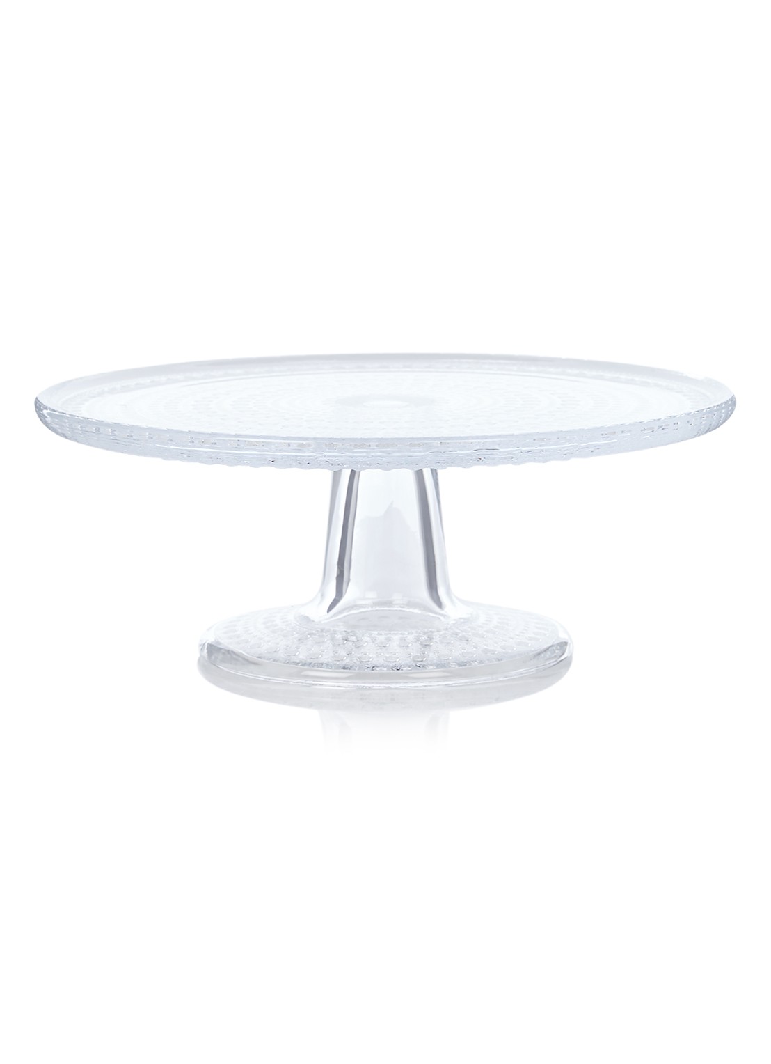 Iittala Taartplateau 24 cm - voorkant transparant