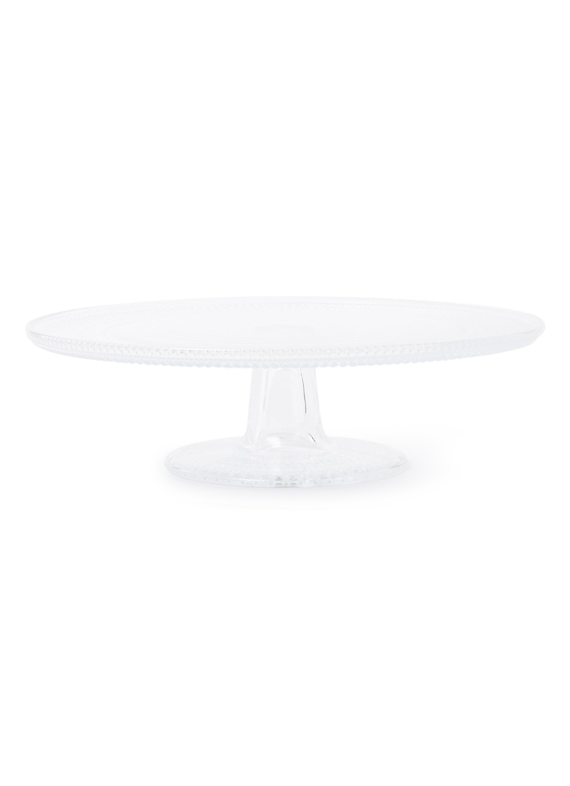 Iittala Taartplateau 31,5 cm - voorkant transparant