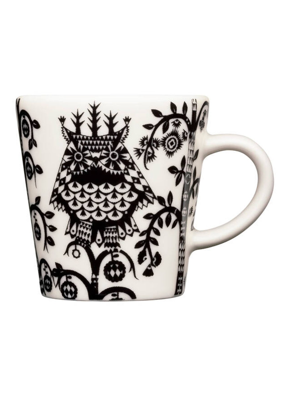 Iittala Taika espressokopje 10 cl - voorkant zwart
