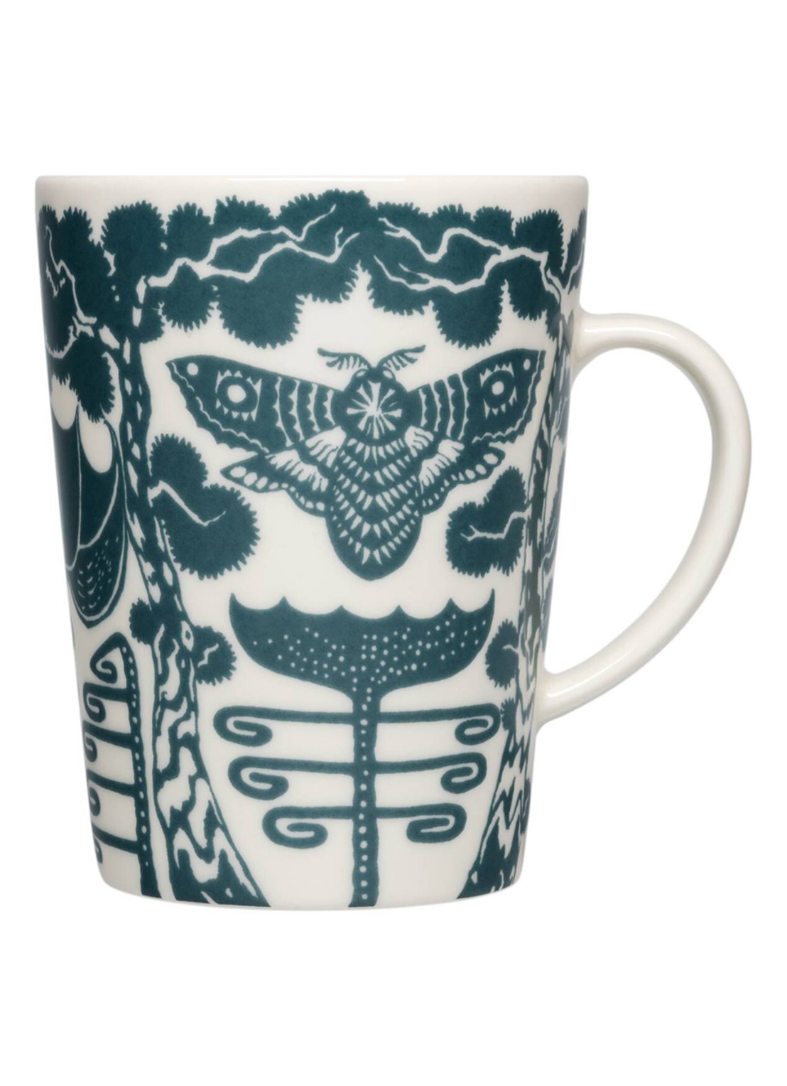 Iittala Taika mok 40 cl in giftbox - achterkant 4 staalblauw