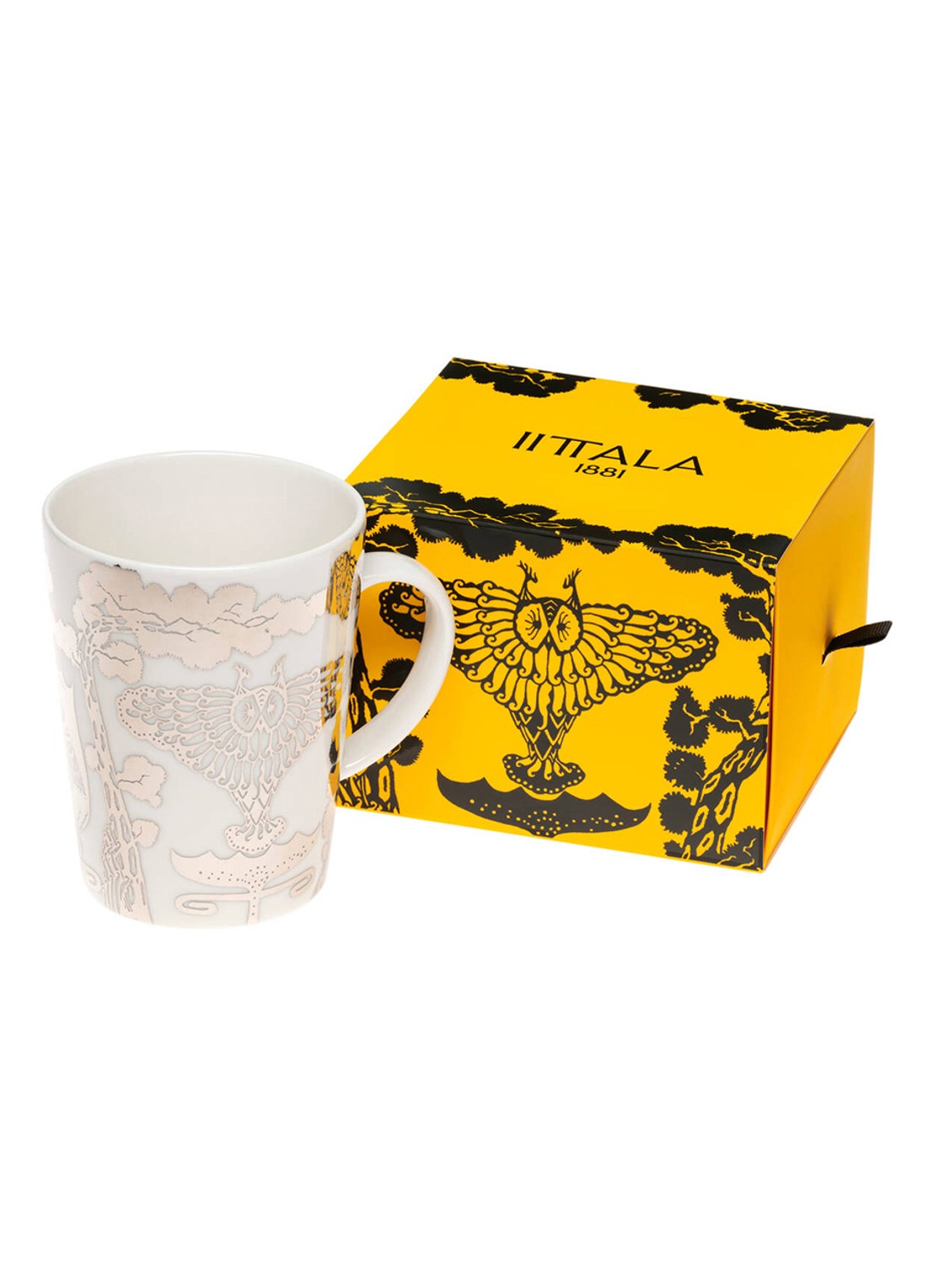 Iittala Taika mok 40 cl in giftbox - voorkant 2 zilver