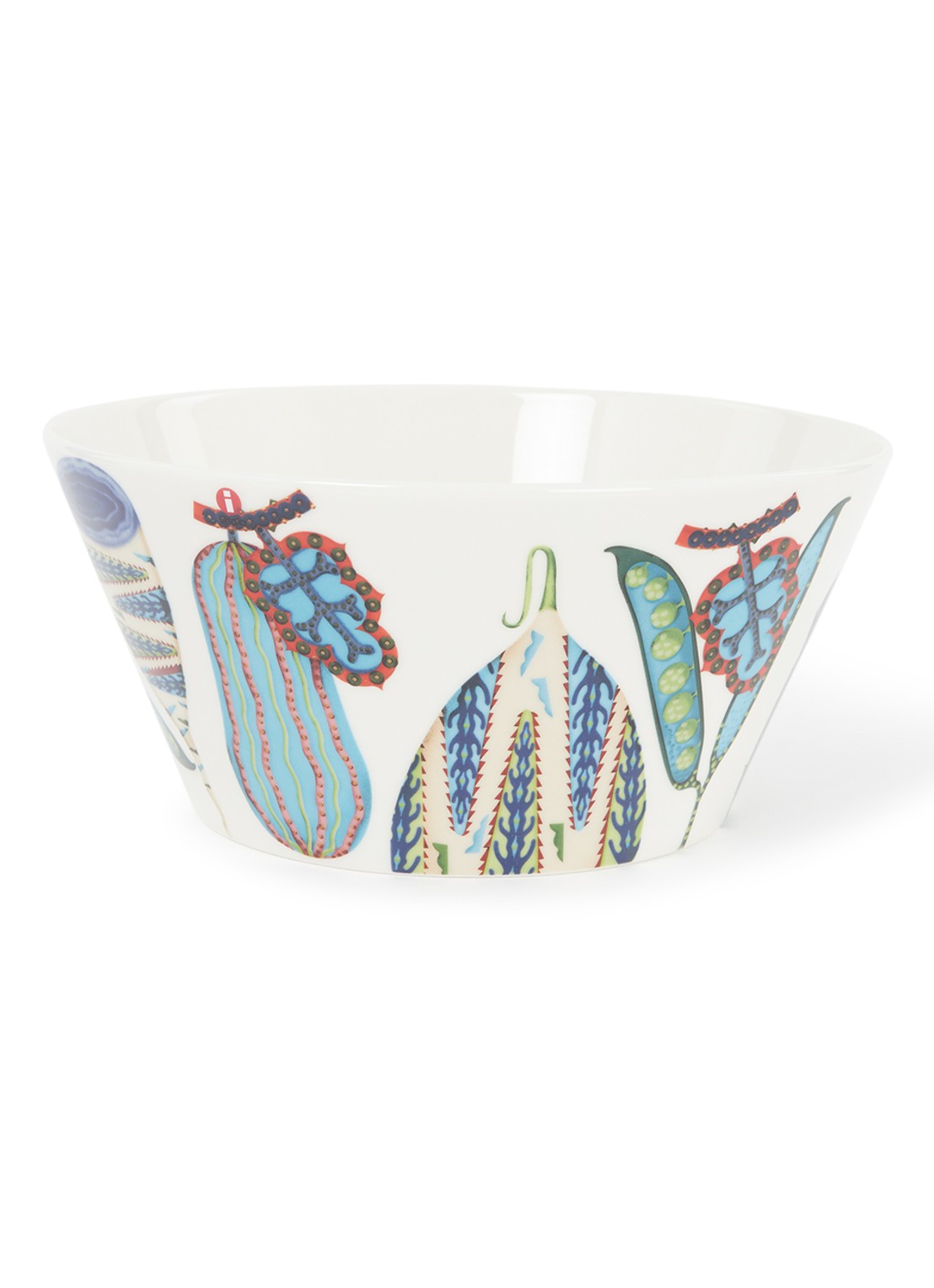 Iittala Taika Sato schaal 25 cm - voorkant multicolor