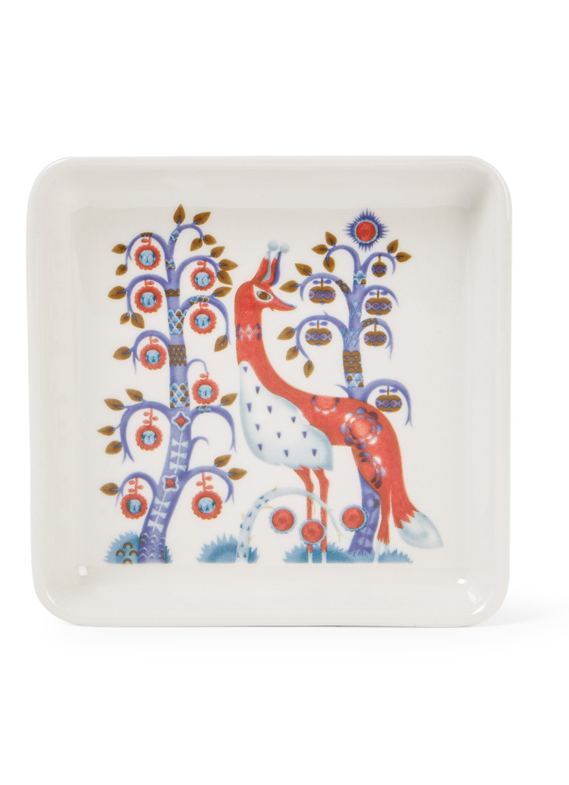 Iittala Taika serveerschaal 12 cm - voorkant kobaltblauw