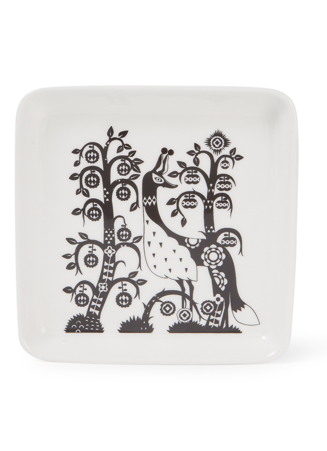 Iittala Taika serveerschaal 12 cm - voorkant 3 zwart