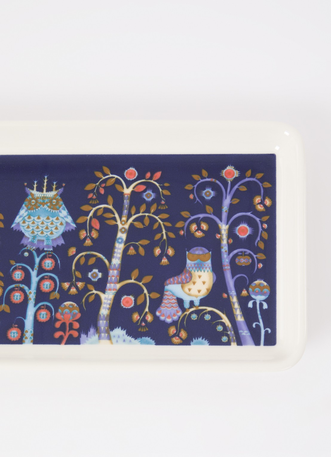 Iittala Taika serveerschaal 24 cm - detail donkerblauw