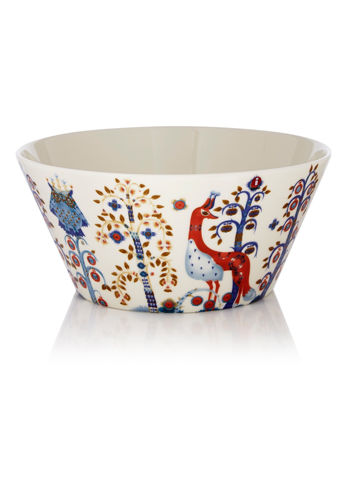 Iittala Taika serveerschaal 25 cm - voorkant 2 wit