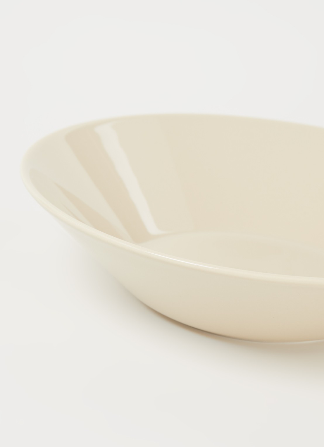 Iittala Teema diep bord 21 cm - detail beige