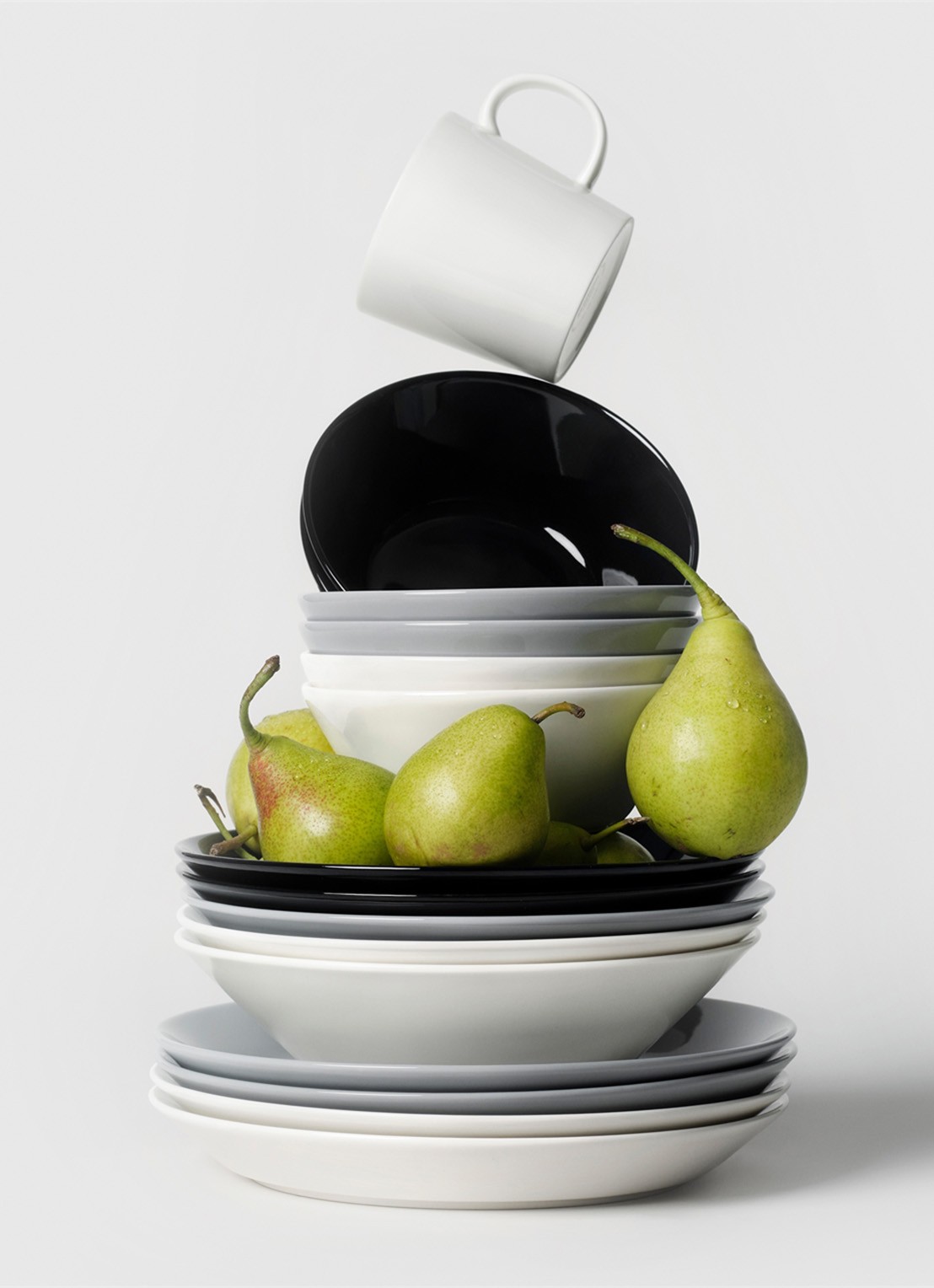Iittala Teema dinerbord 23 cm - voorkant 2 grijs