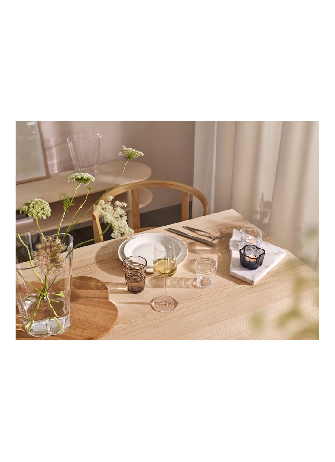 Iittala Teema dinerbord 26 cm - detail wit