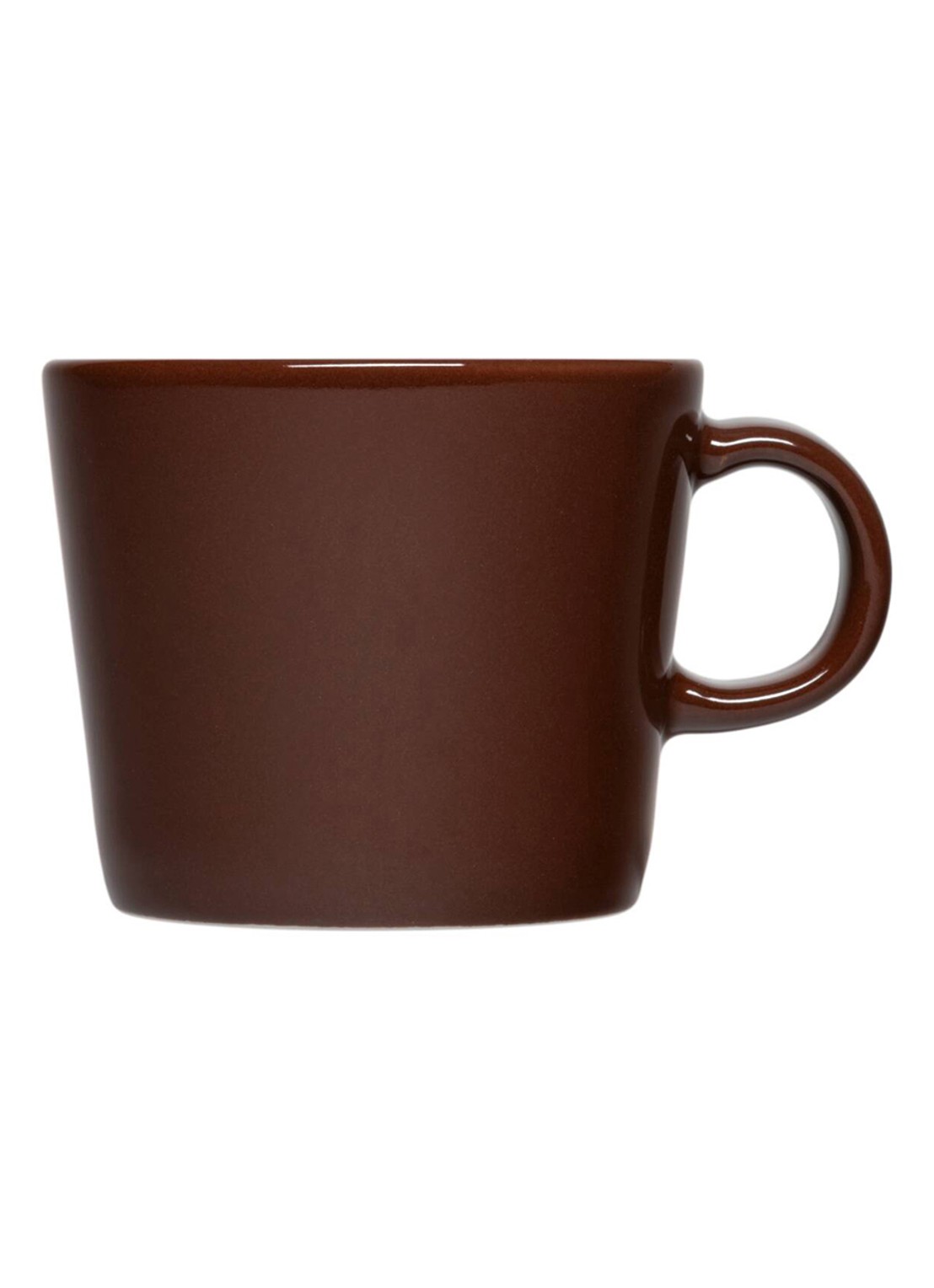 Iittala Teema espressokopje 10 cl - voorkant 2 donkerbruin