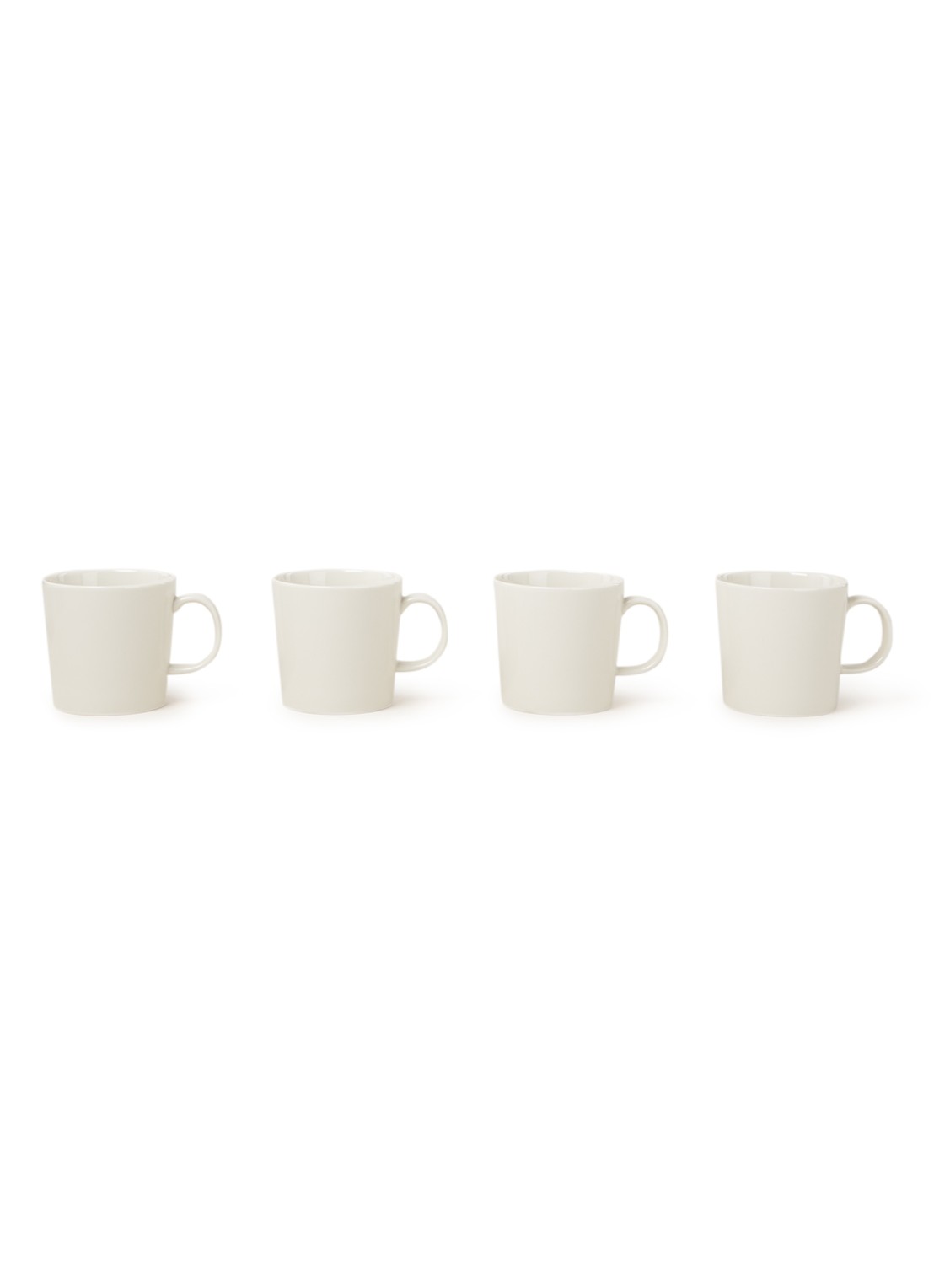 Iittala Teema kopje 30 cl set van 4 - voorkant wit