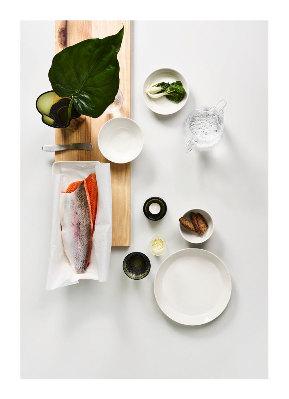 Iittala Teema ontbijtbord 21 cm - detail 3 wit