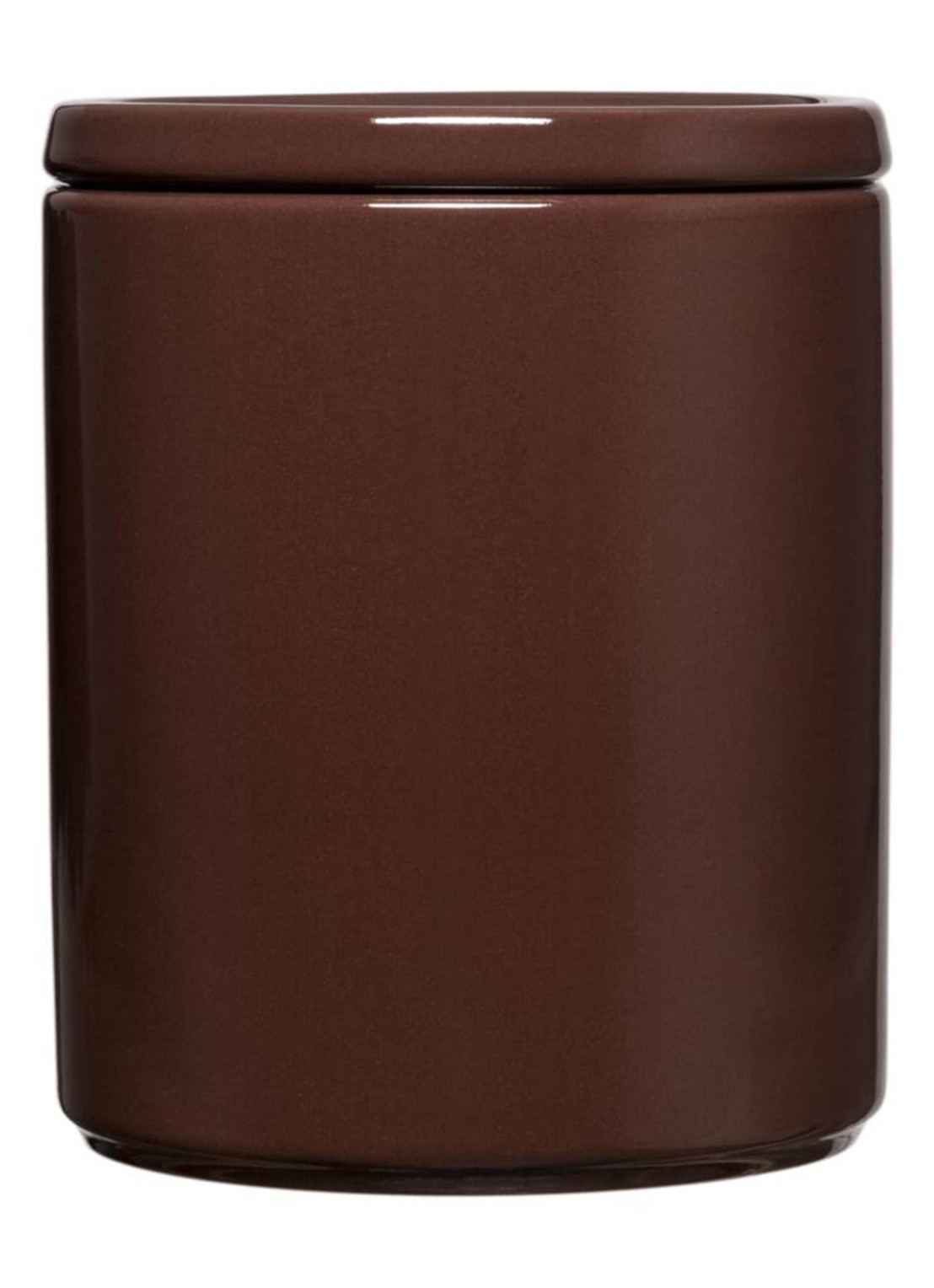 Iittala Teema voorraadpot 60 cl - voorkant donkerbruin