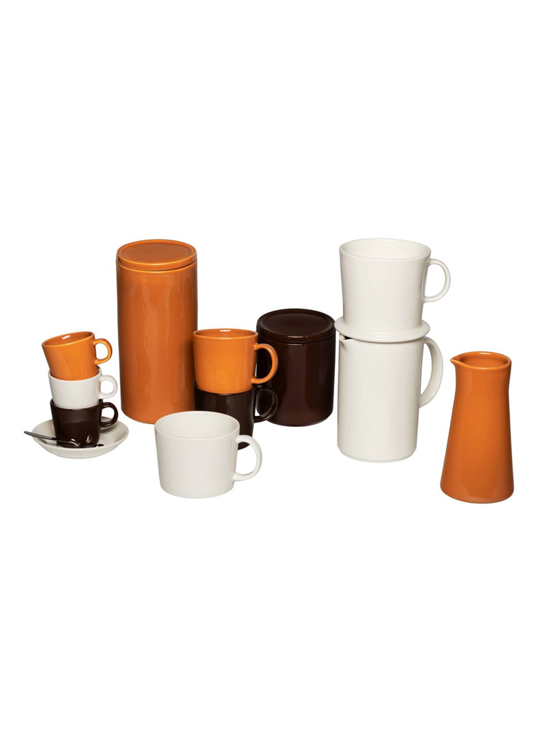 Iittala Teema voorraadpot 60 cl - voorkant 2 donkerbruin