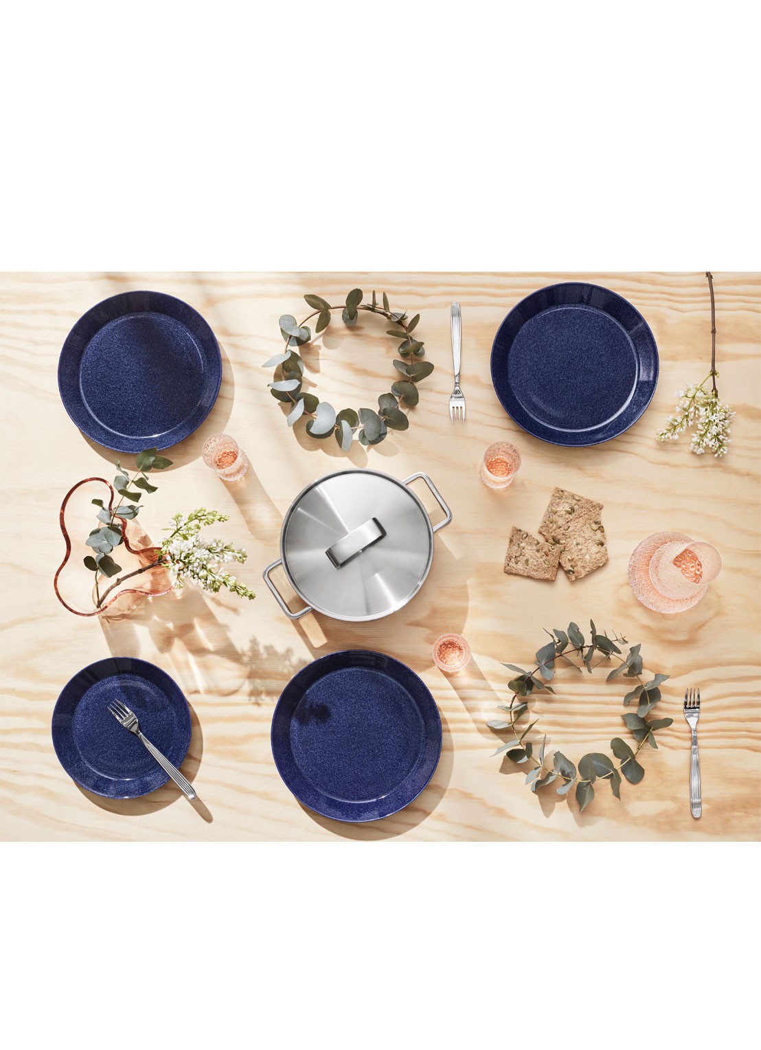 Iittala Tools kookpan met deksel Ø22 cm - voorkant 2 zilver